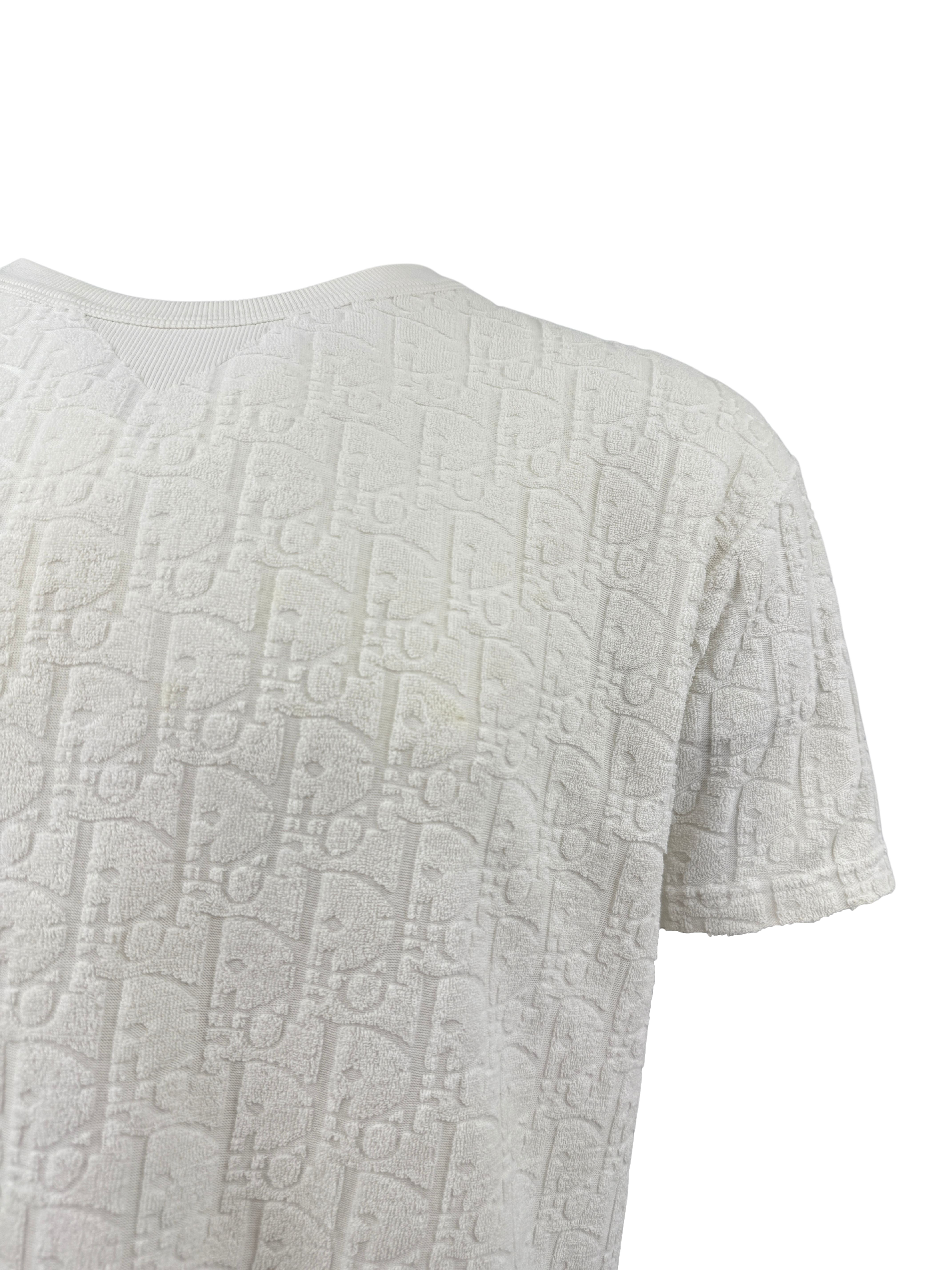 Dior Oblique Towel T-Shirt - White