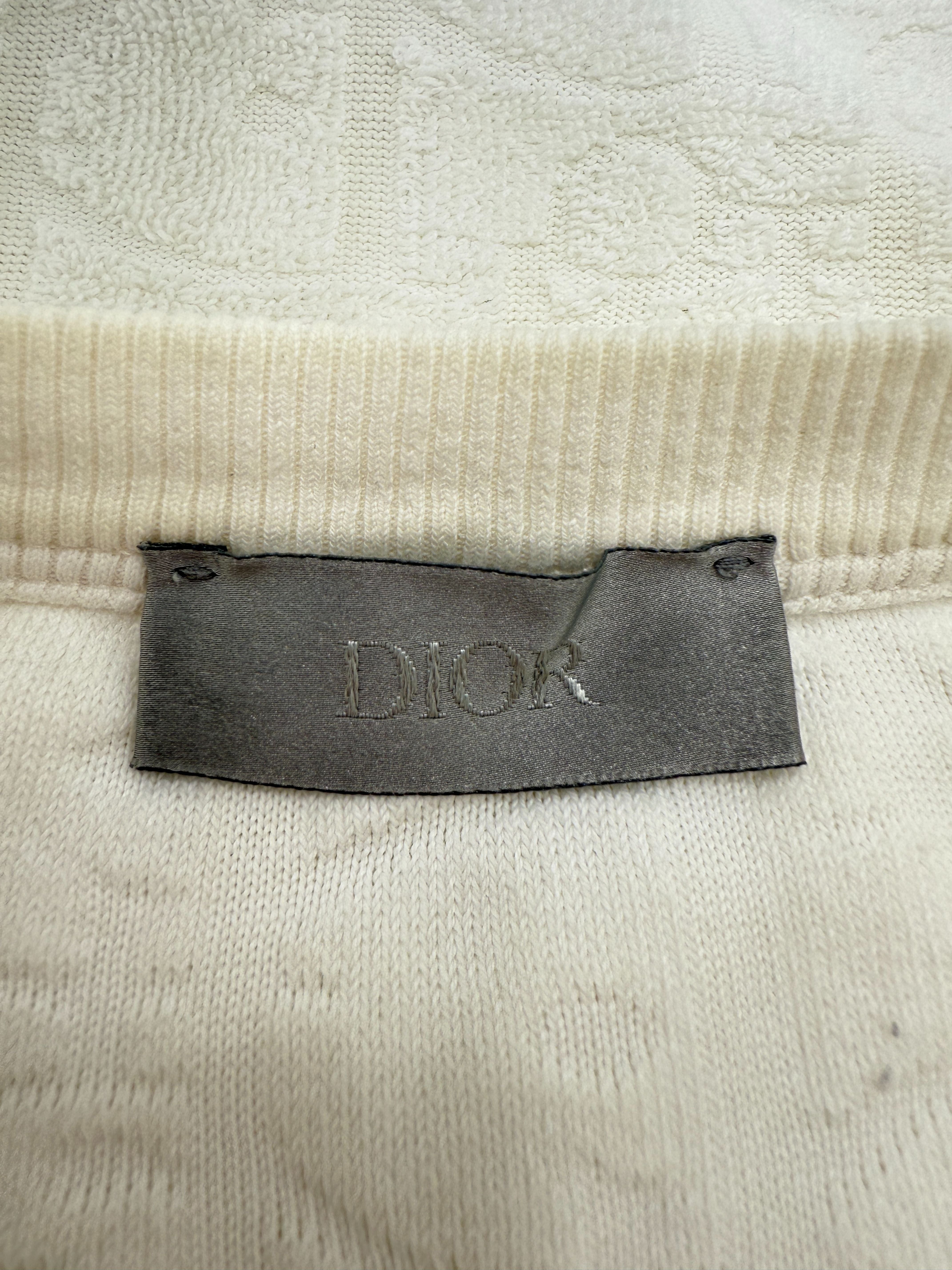 Dior Oblique Towel T-Shirt - White