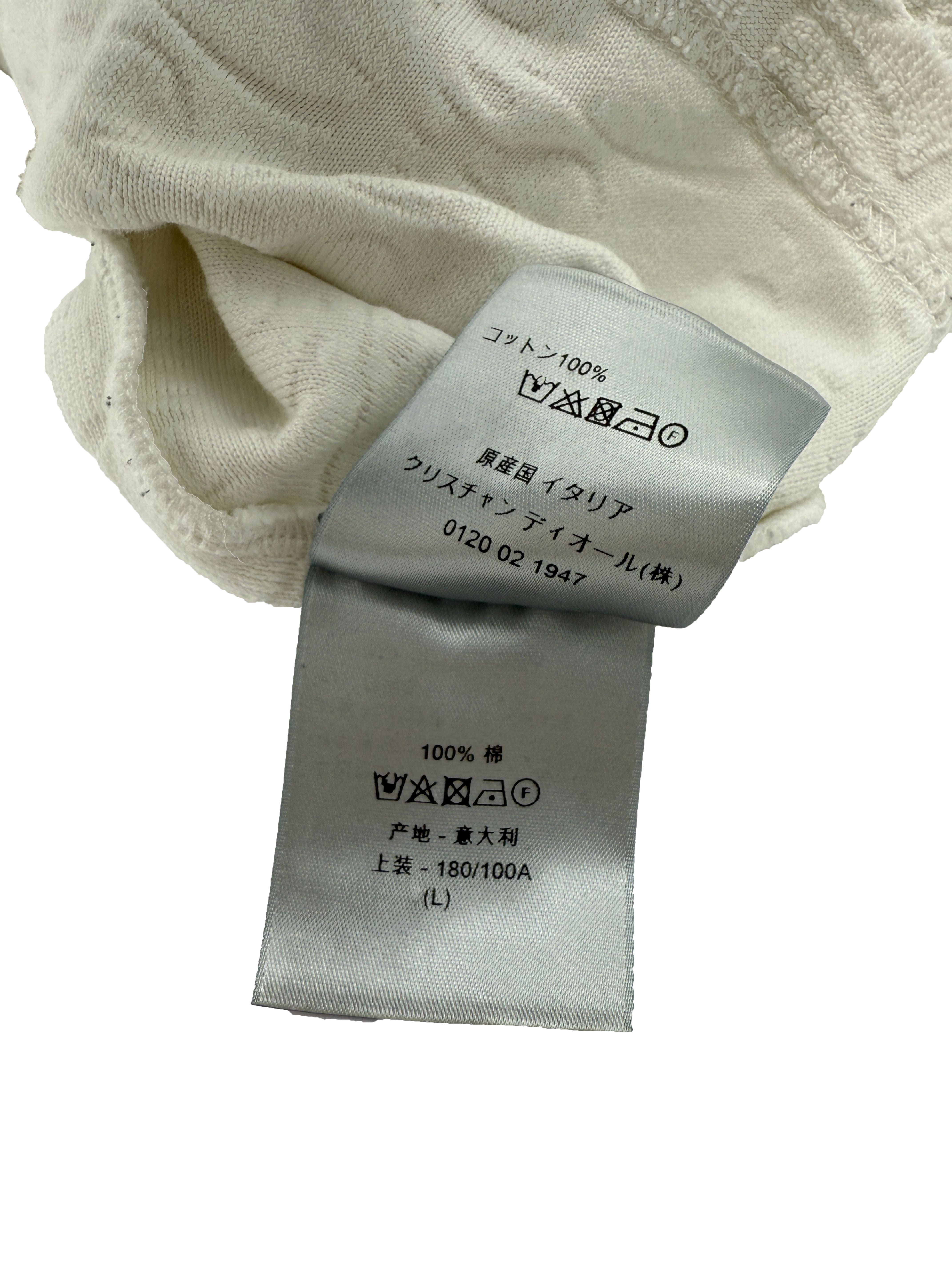 Dior Oblique Towel T-Shirt - White