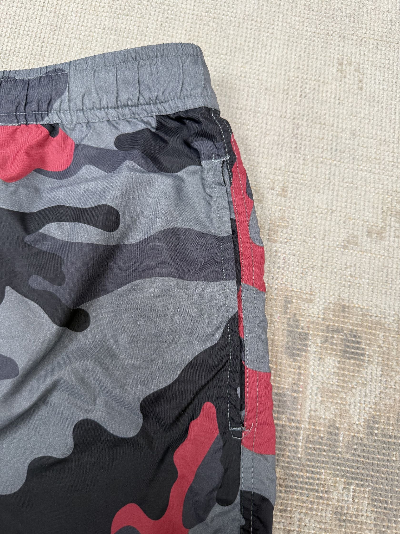 Valentino Camo Swim Shorts - Red Valentino