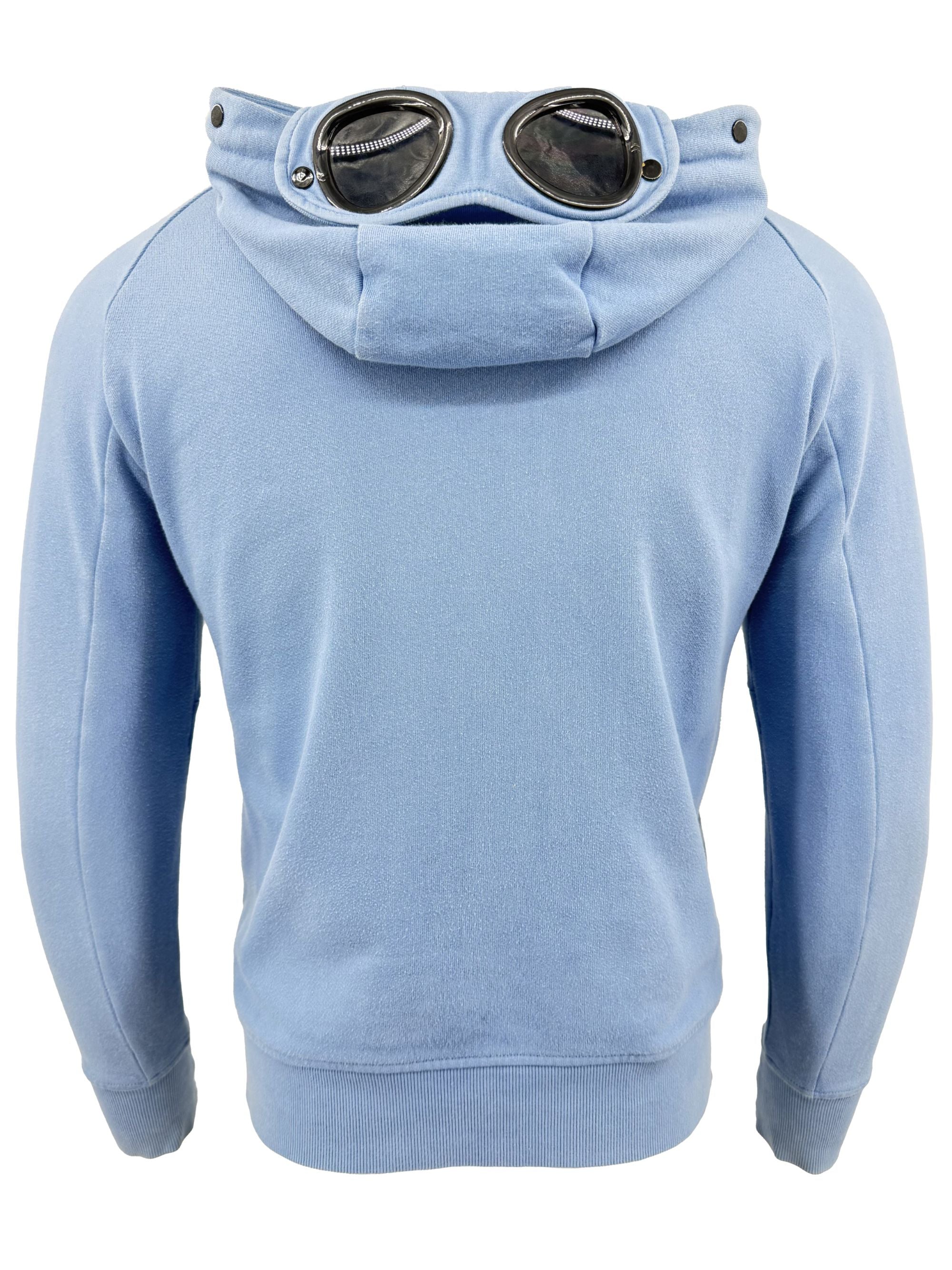 CP Company Goggles Zip-Up Hoodie - Blue C.P. Company