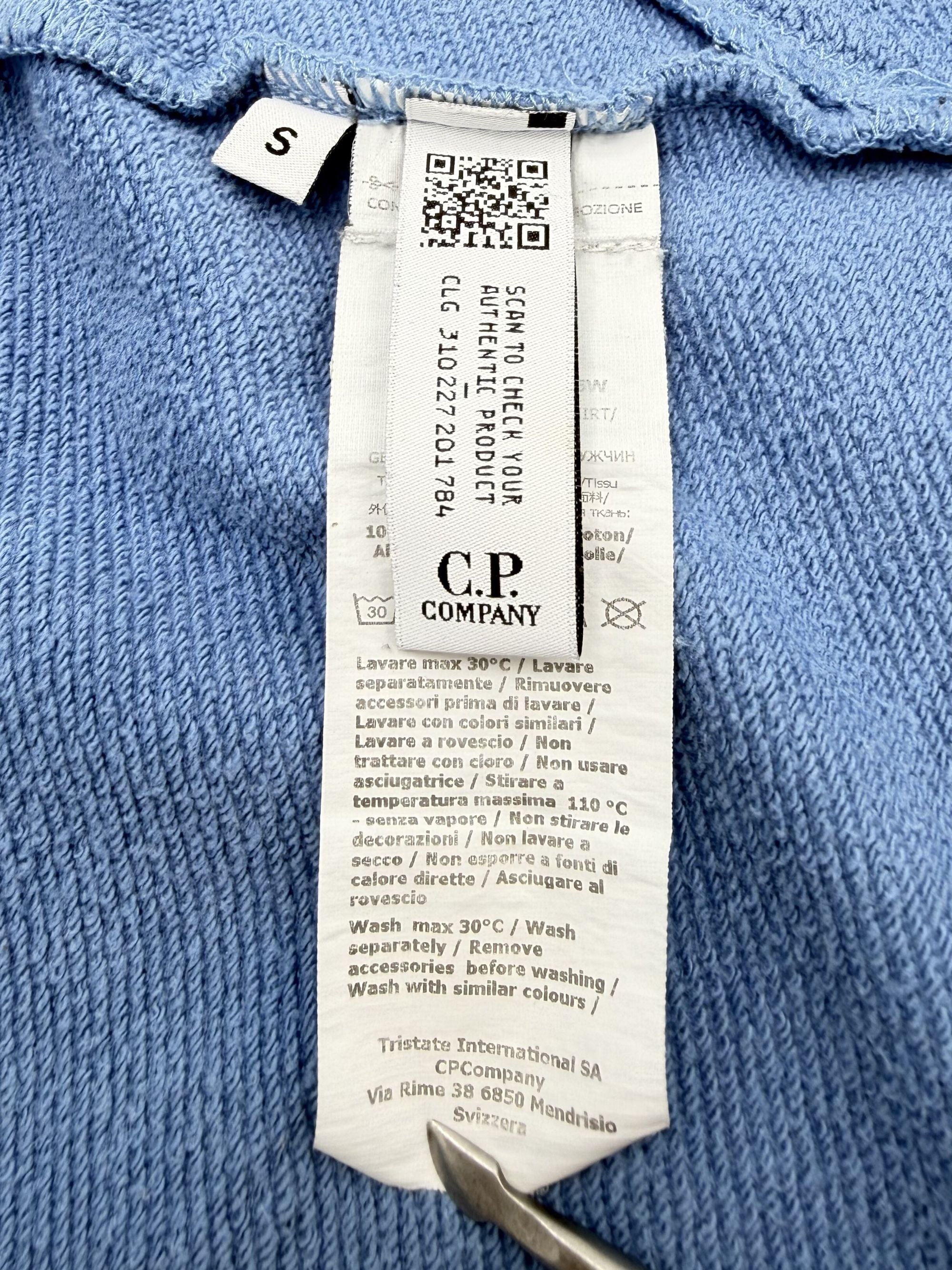 CP Company Goggles Zip-Up Hoodie - Blue C.P. Company
