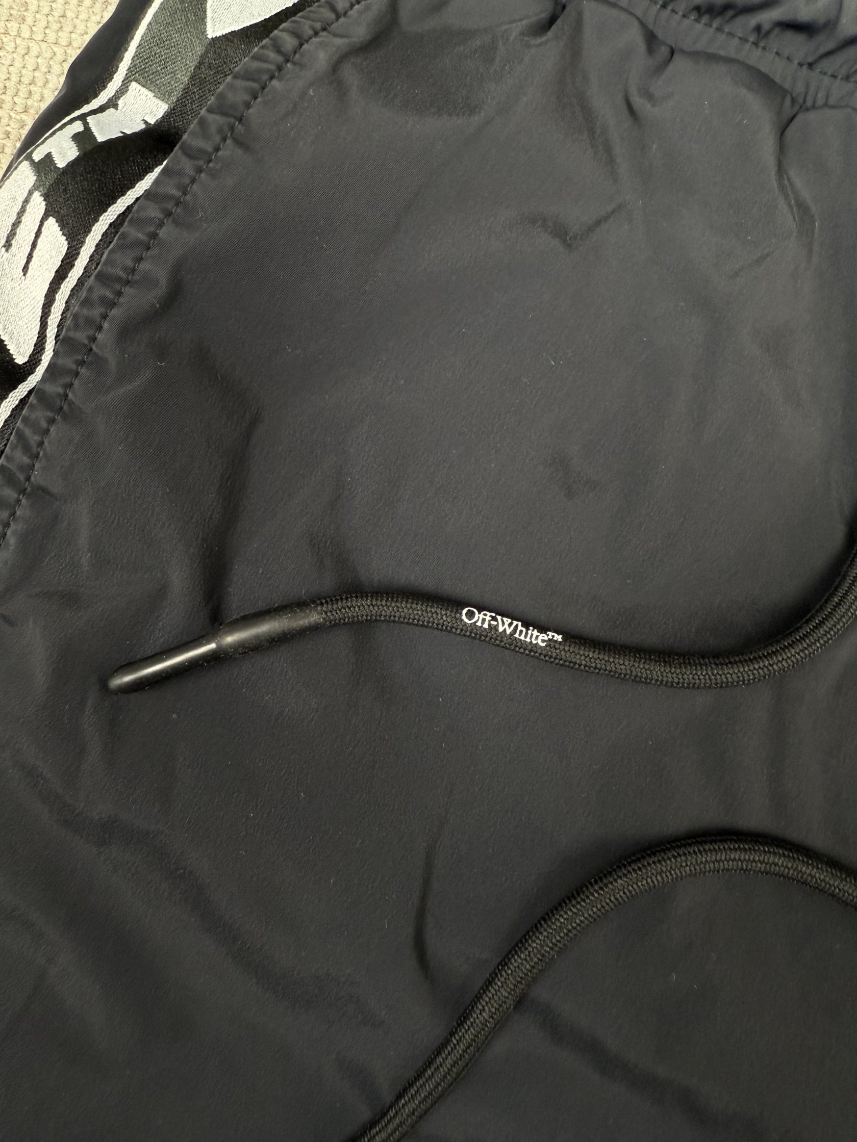 Off-White Tape Swim Shorts - Black Off-White