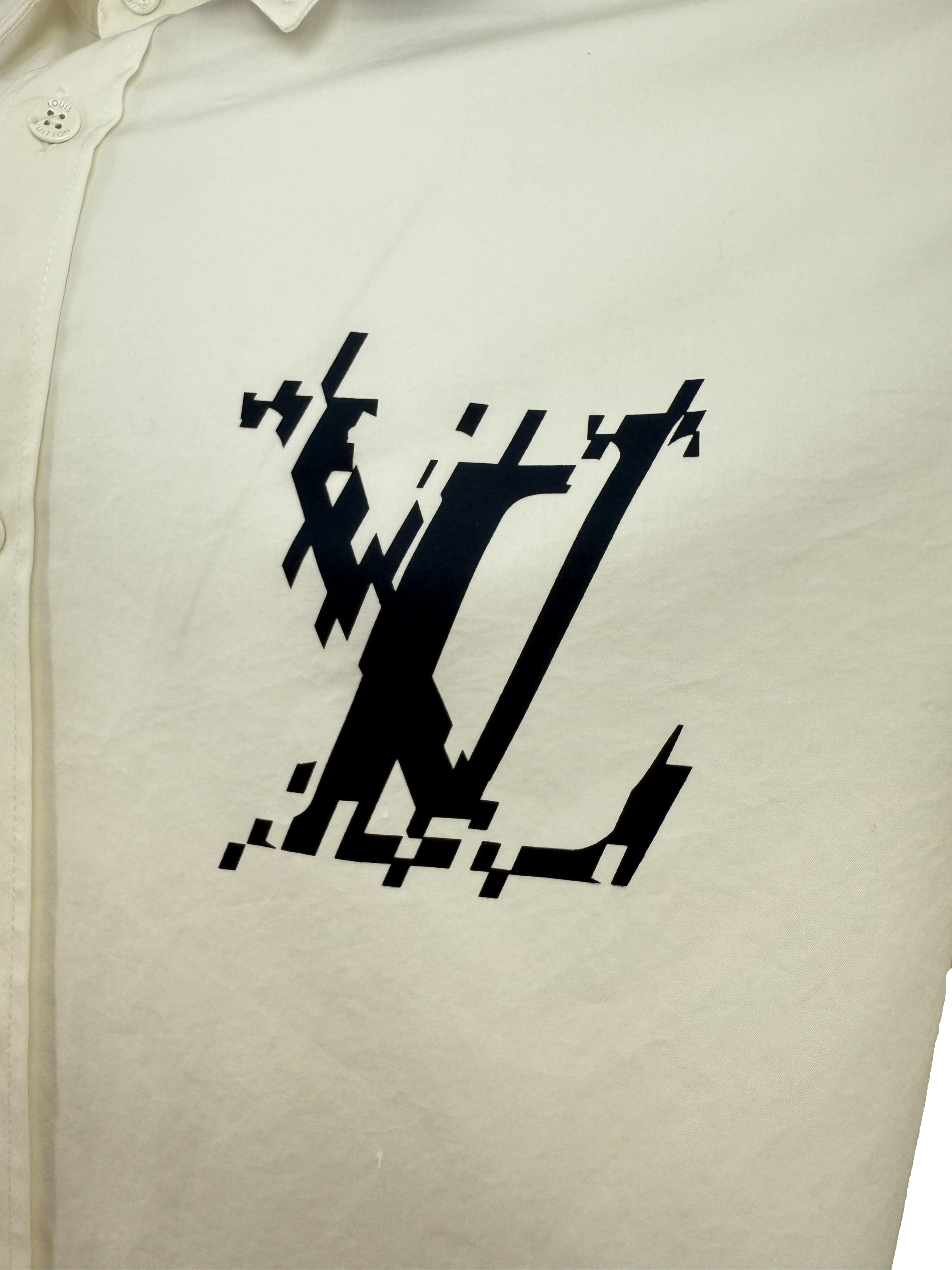 Louis Vuitton Long-Sleeve Cotton Shirt - White