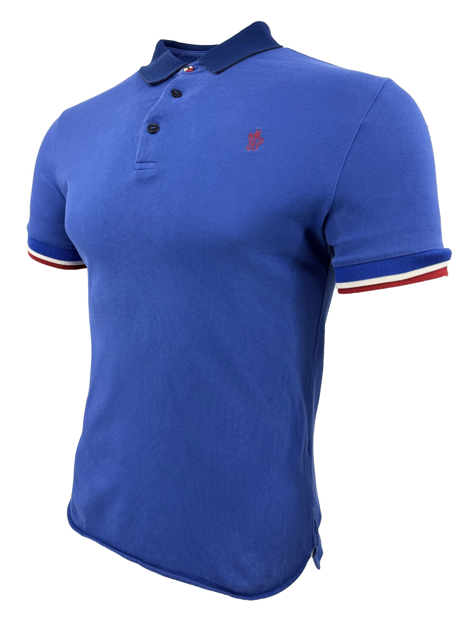 Moncler Grenoble Polo - Blue Moncler
