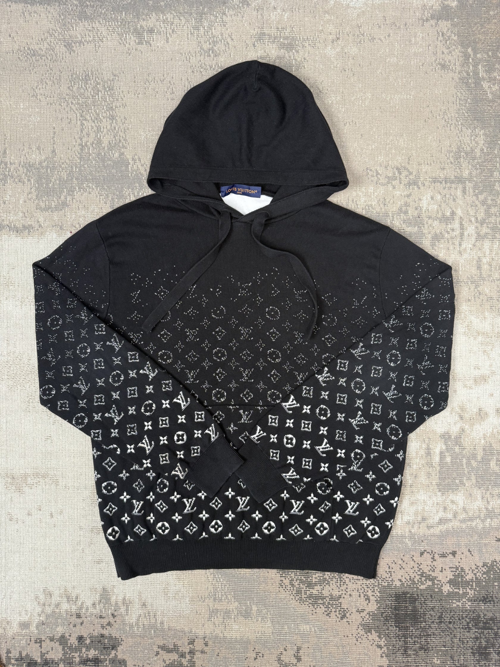 Louis Vuitton Monogram Gradient Hoodie - Black Louis Vuitton