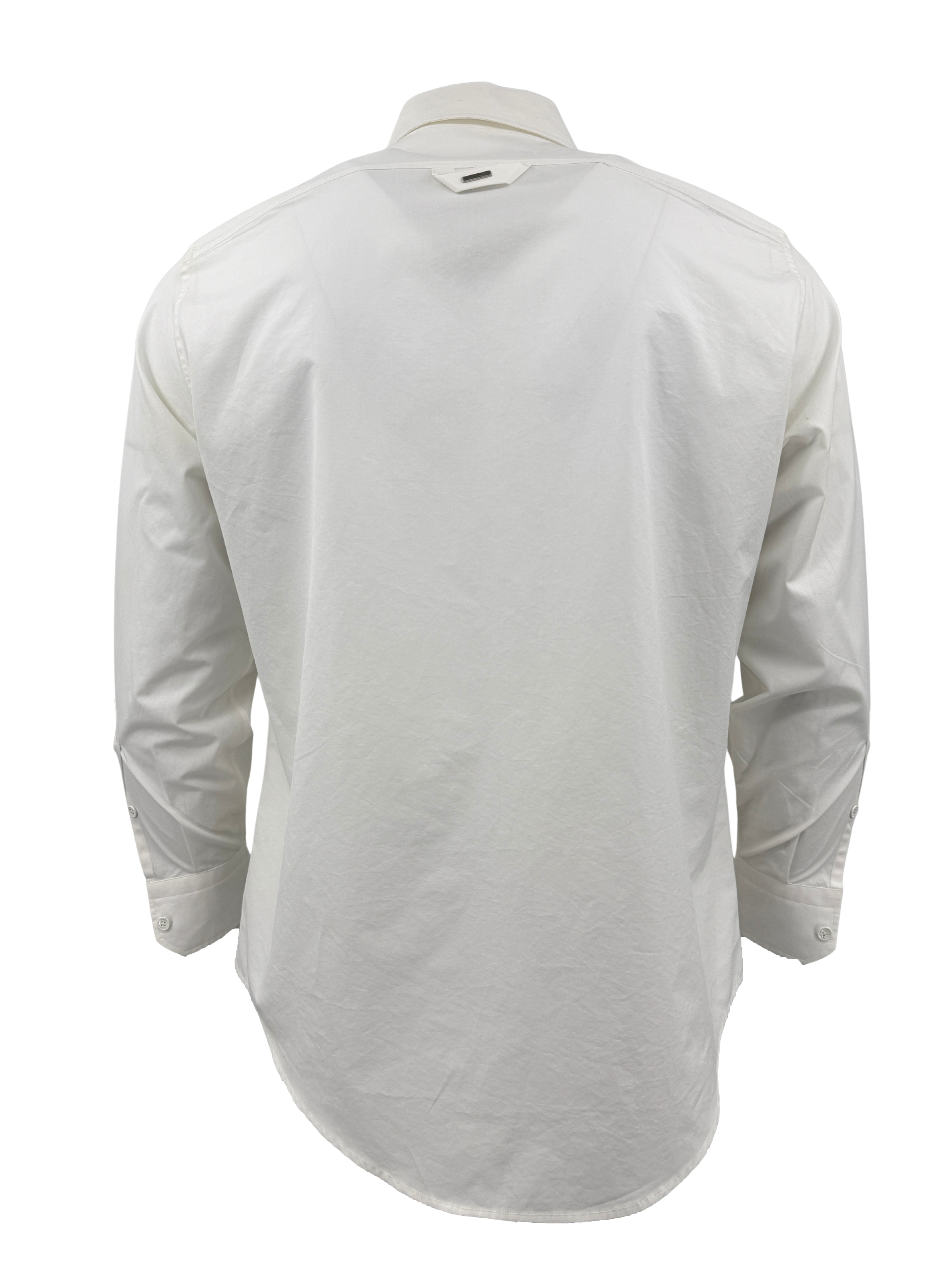 Louis Vuitton Long-Sleeve Cotton Shirt - White