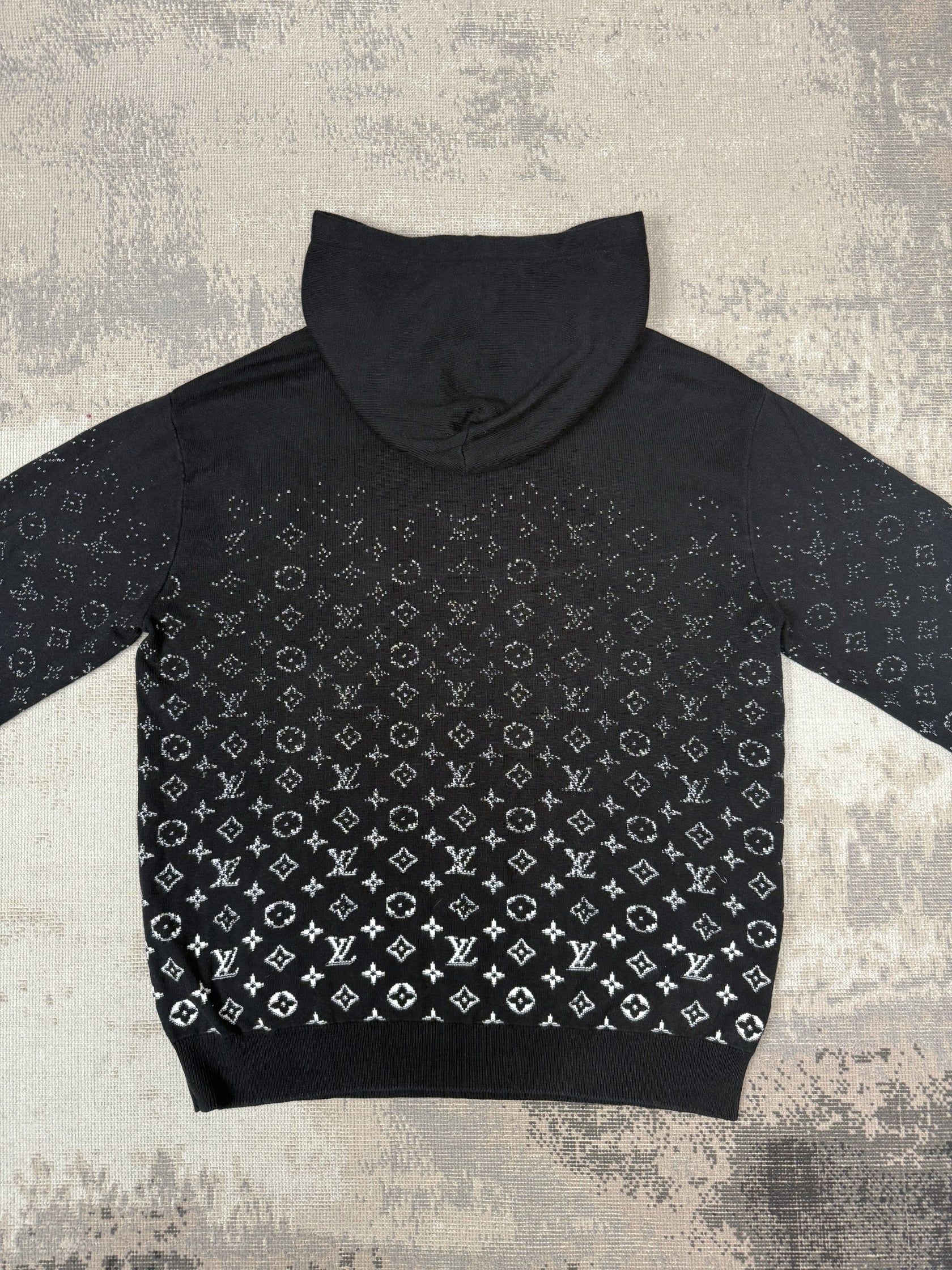 Louis Vuitton Monogram Gradient Hoodie - Black Louis Vuitton