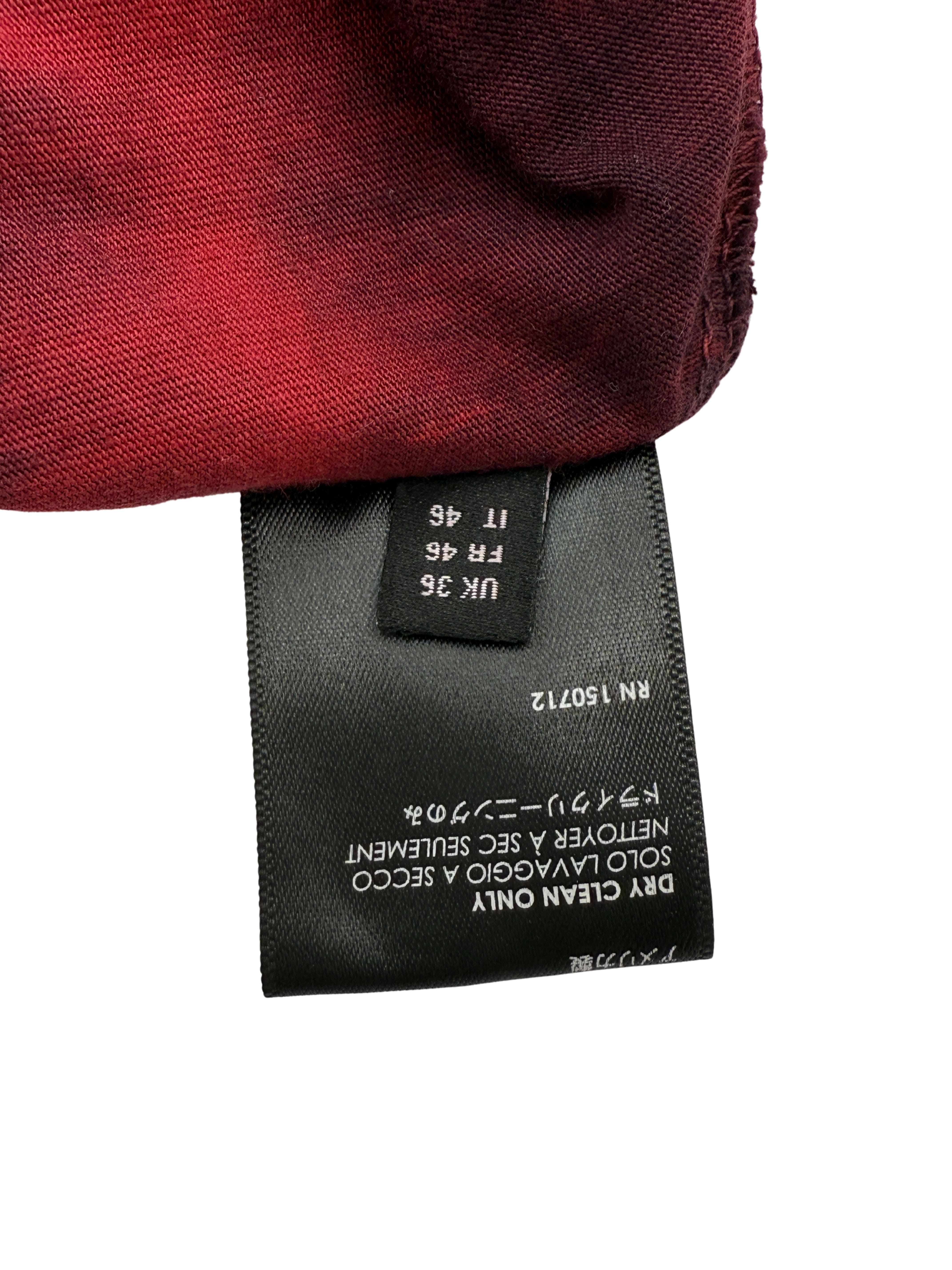Amiri Logo Tie Dye T-Shirt - Red