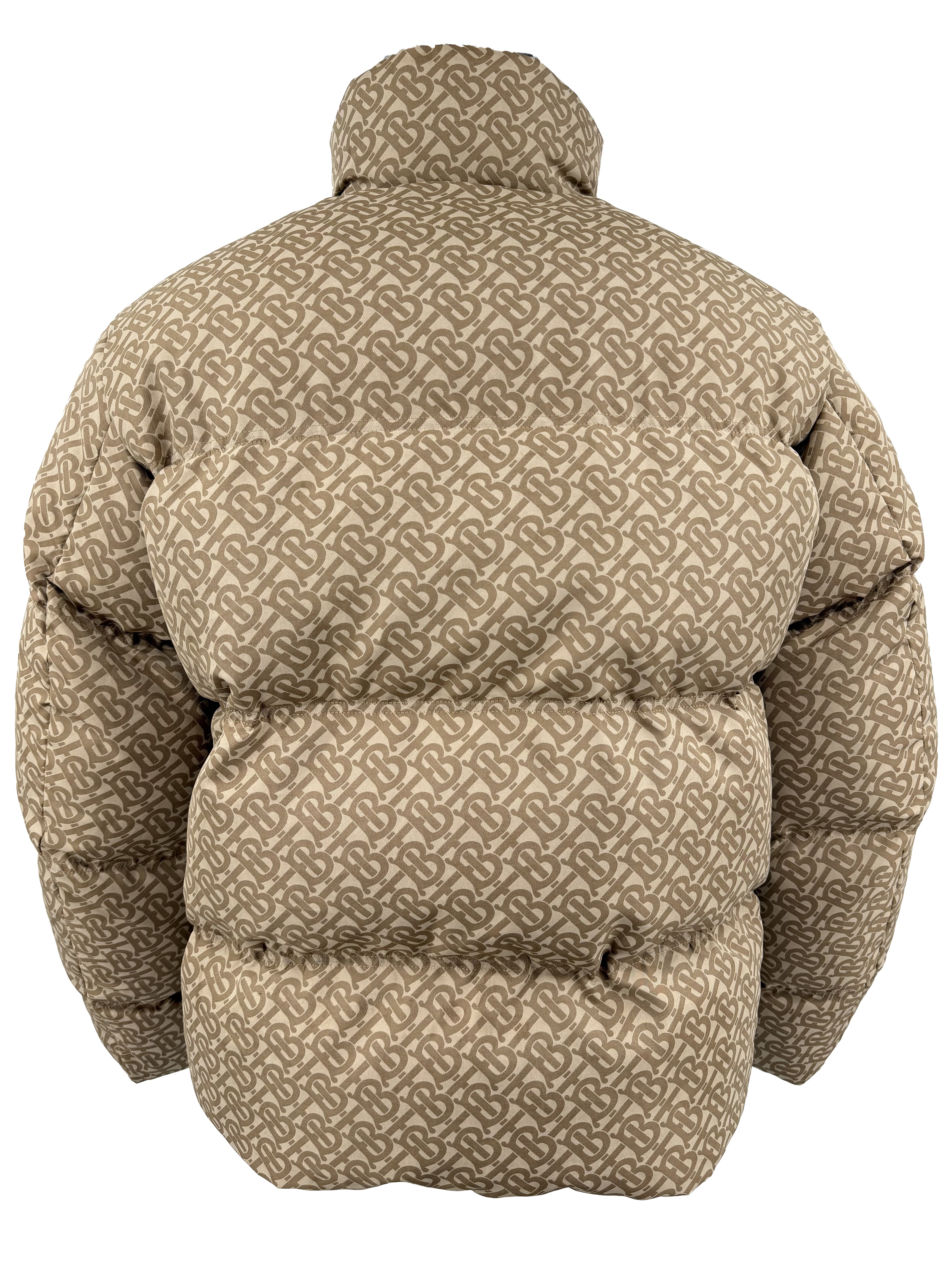 Burberry Monogram Puffer Jacket - Beige Burberry