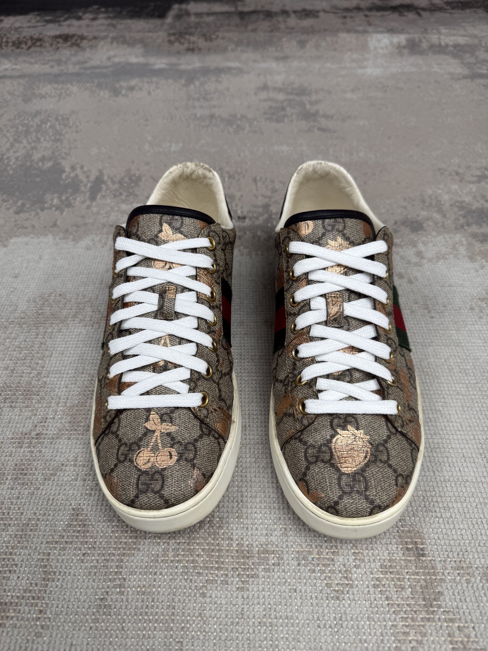 WOMEN'S - Gucci Ace Trainers - Brown Gucci