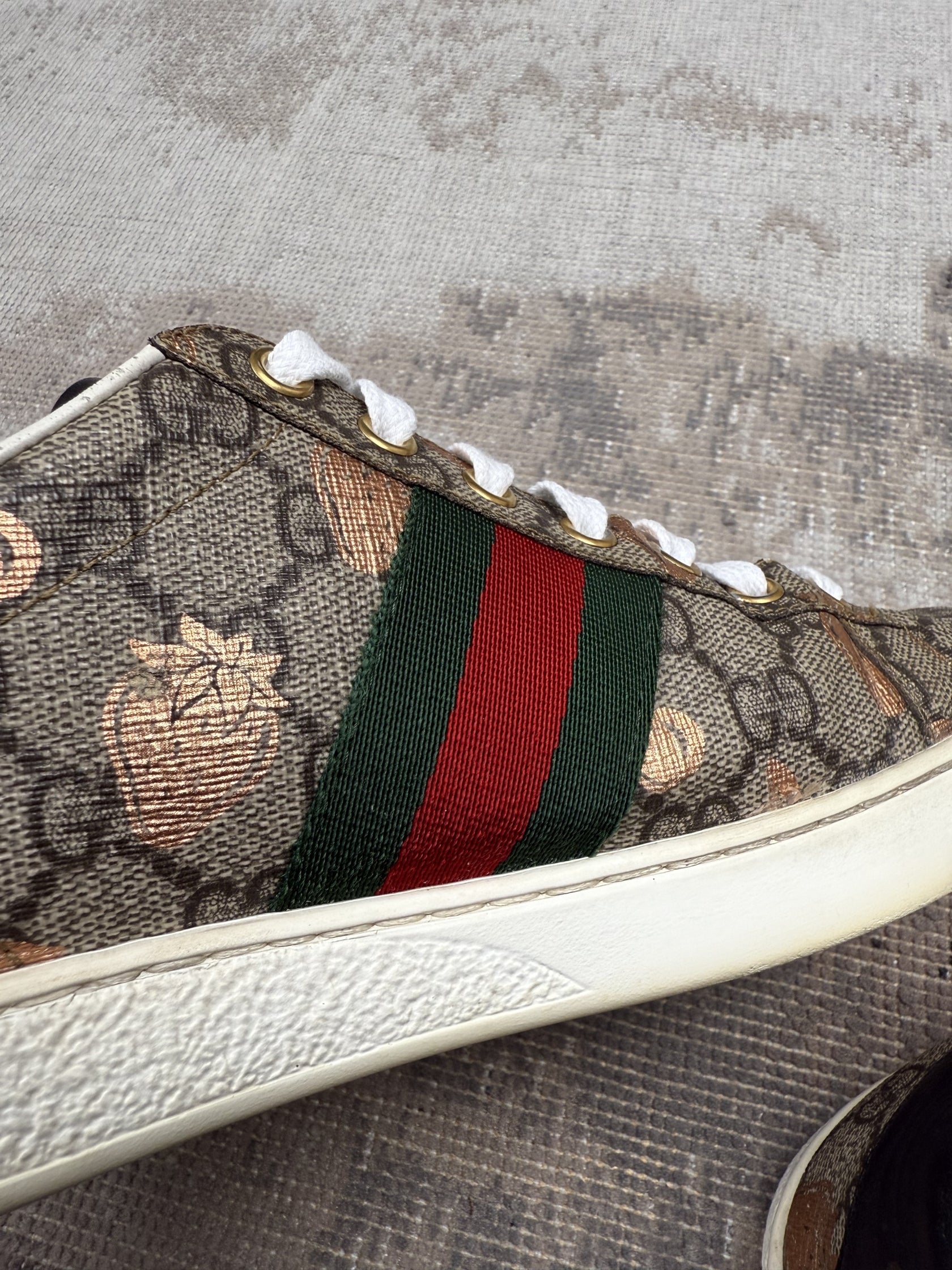 WOMEN'S - Gucci Ace Trainers - Brown Gucci