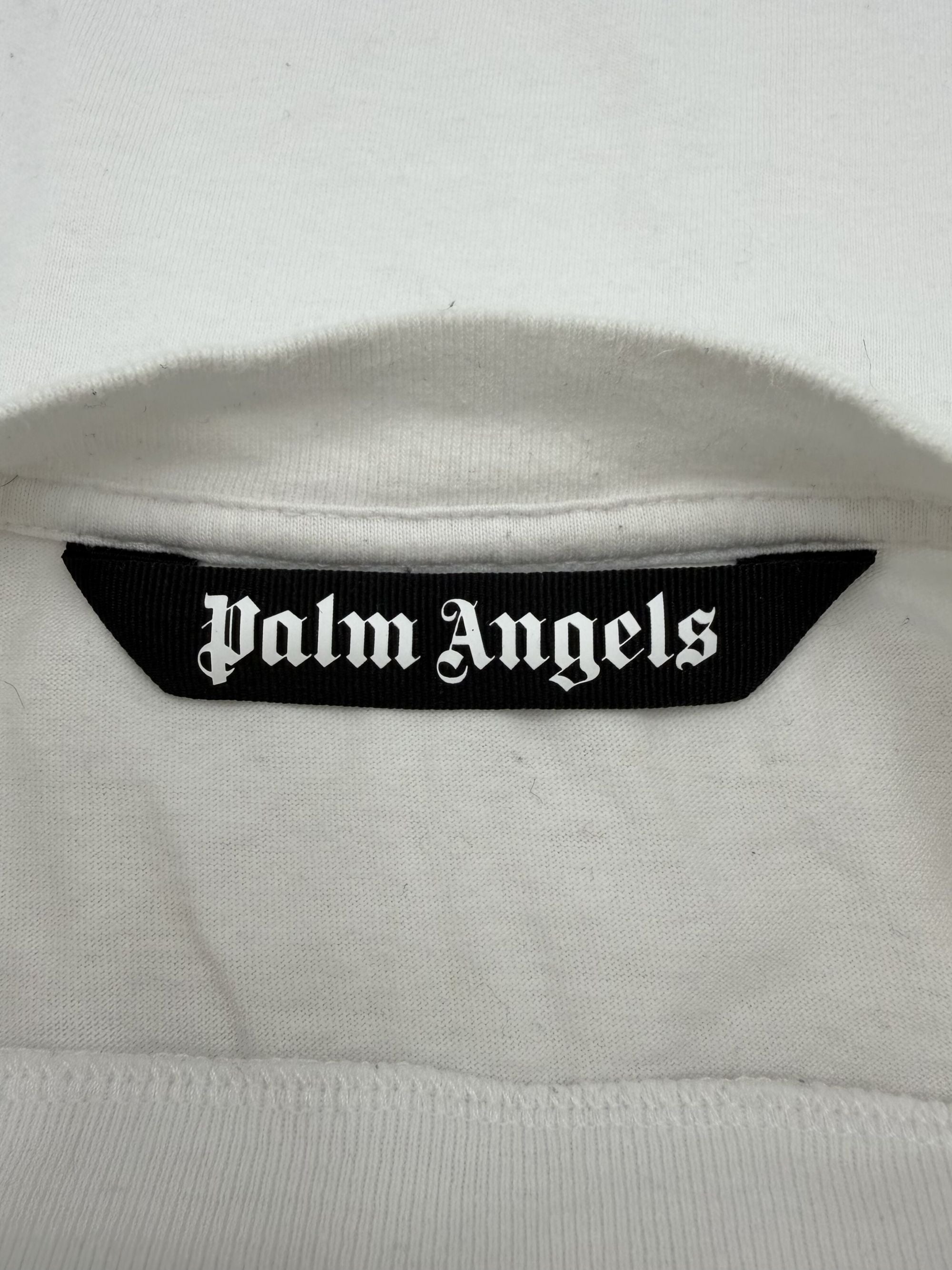 Palm Angels Spray Print T-Shirt - White Palm Angels