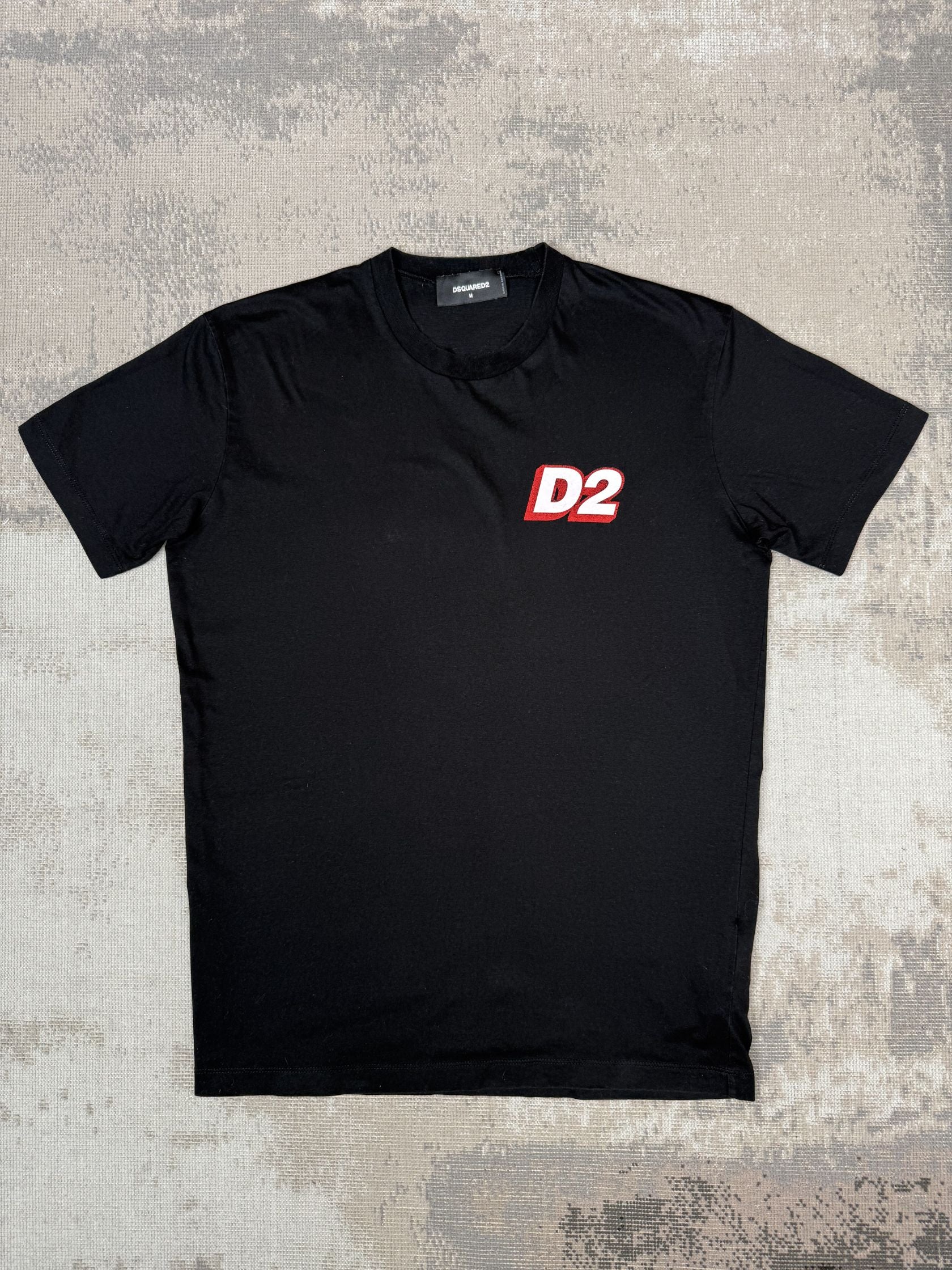 Dsquared2 D2 Logo T-Shirt - Black Dsquared2
