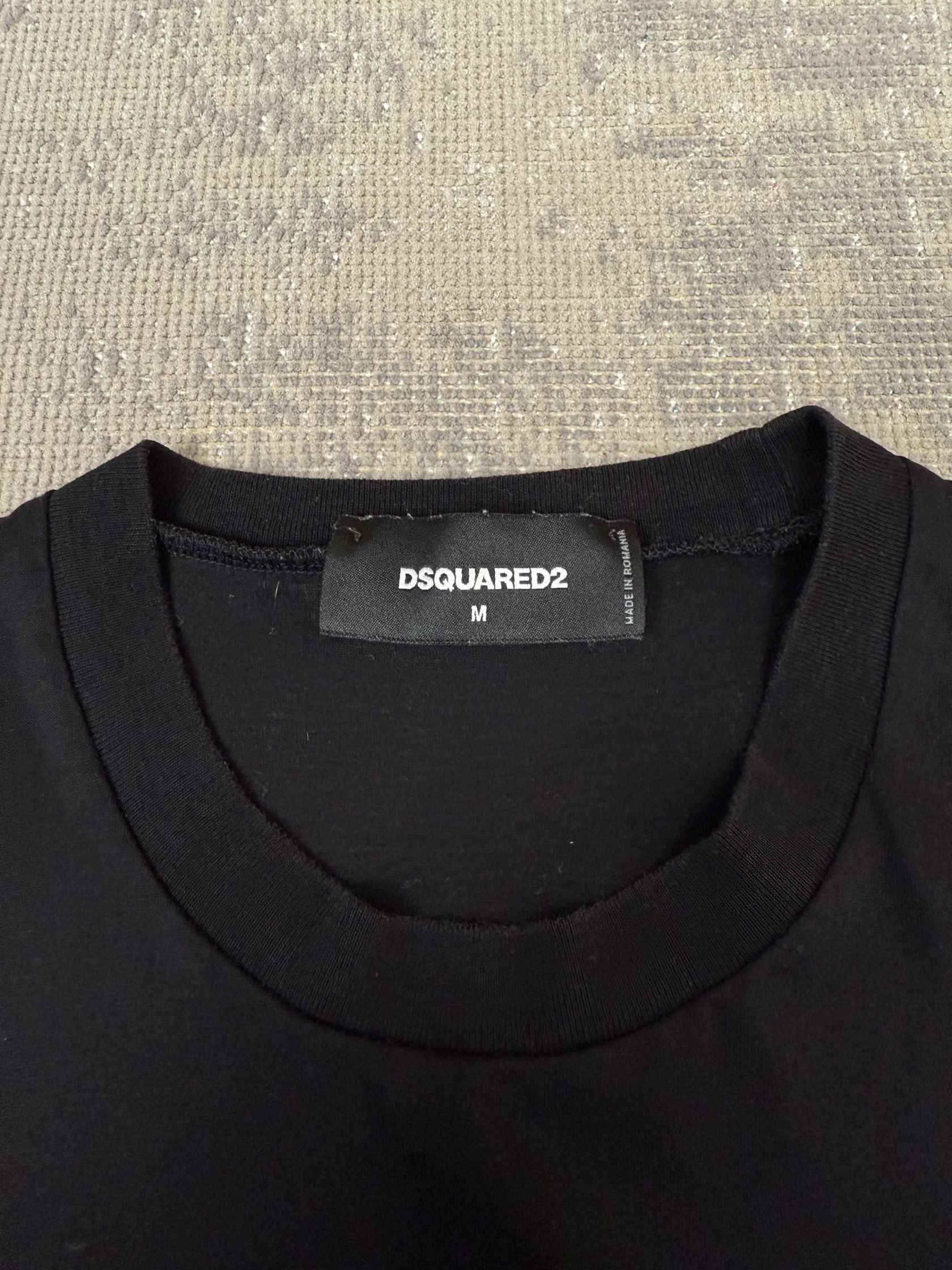 Dsquared2 D2 Logo T-Shirt - Black Dsquared2