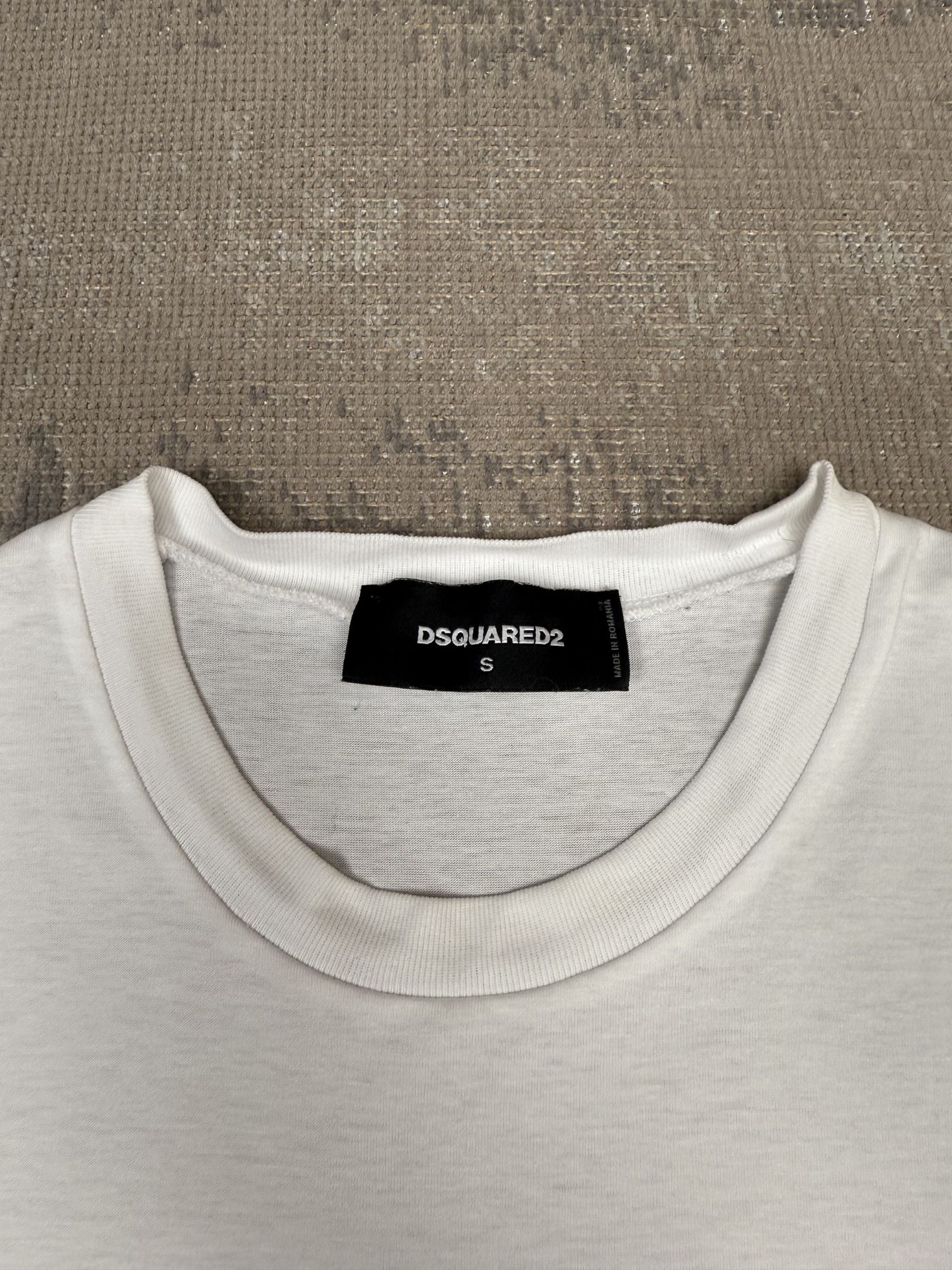 Dsquared2 DSQ2 Logo T-Shirt - White Dsquared2