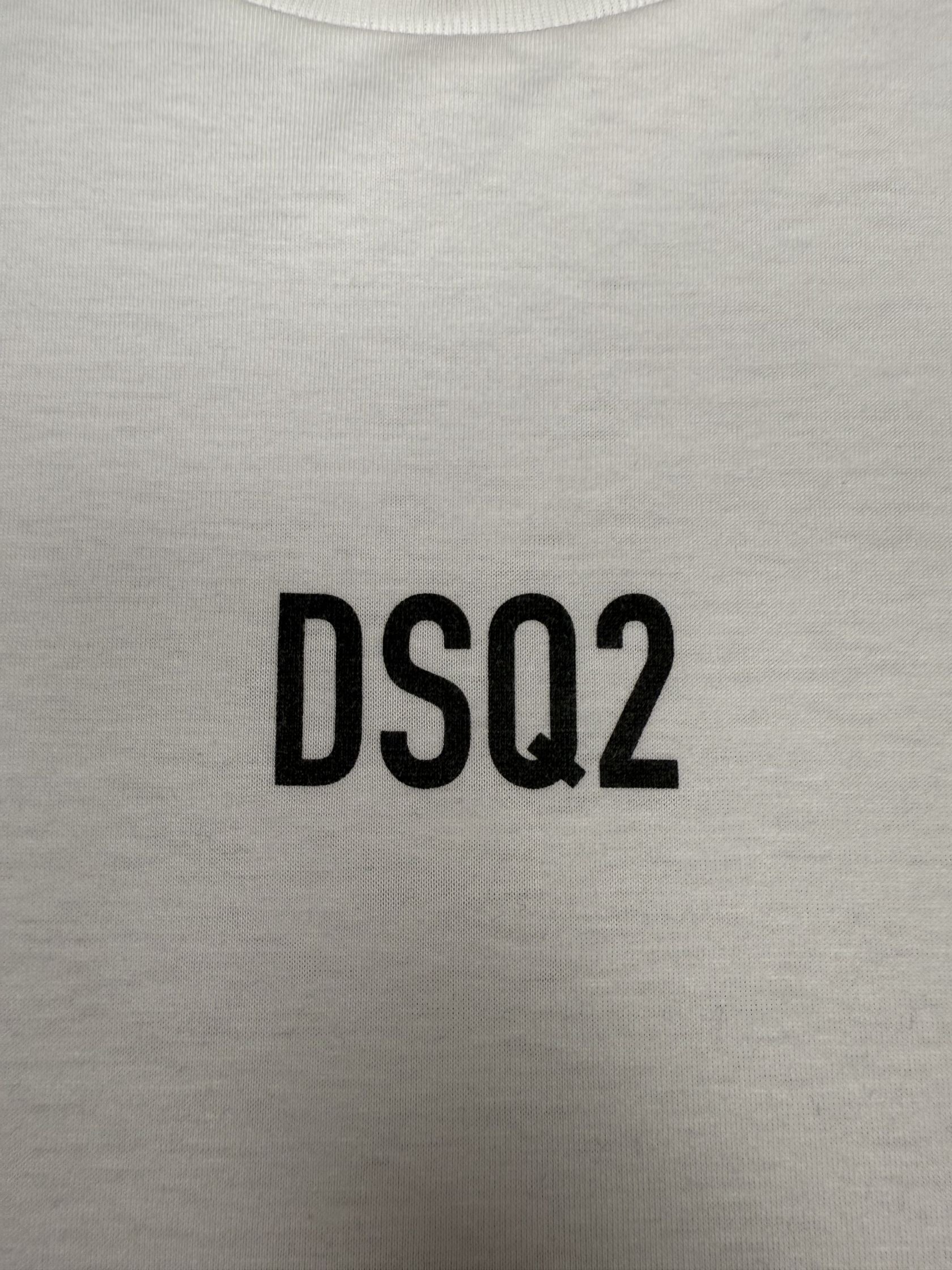 Dsquared2 DSQ2 Logo T-Shirt - White Dsquared2