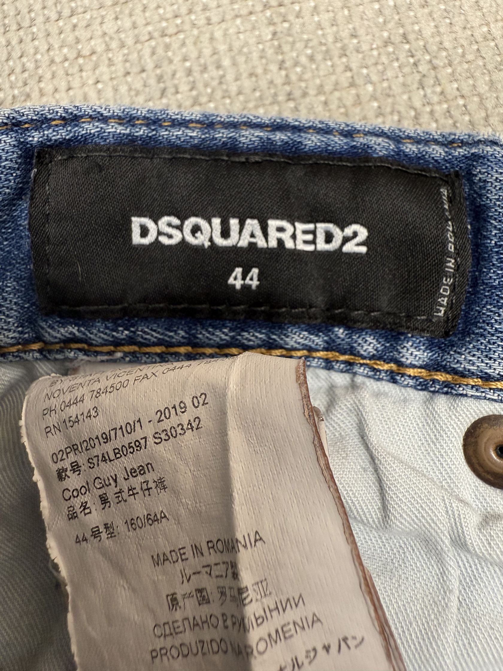 Dsquared2 Cool Guy Jean - Blue Denim Dsquared2