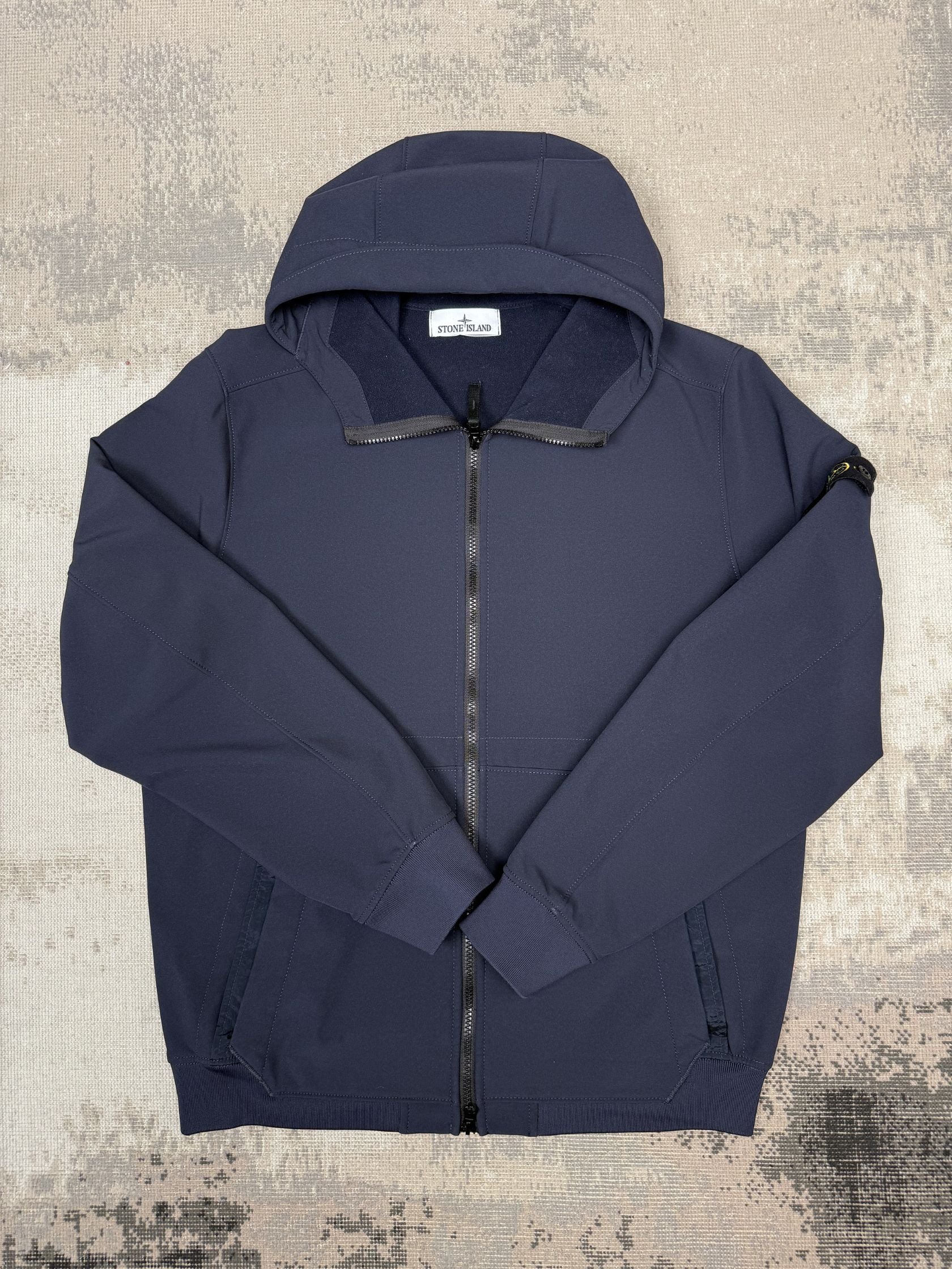 Stone Island Soft Shell-R Jacket - Navy Stone Island
