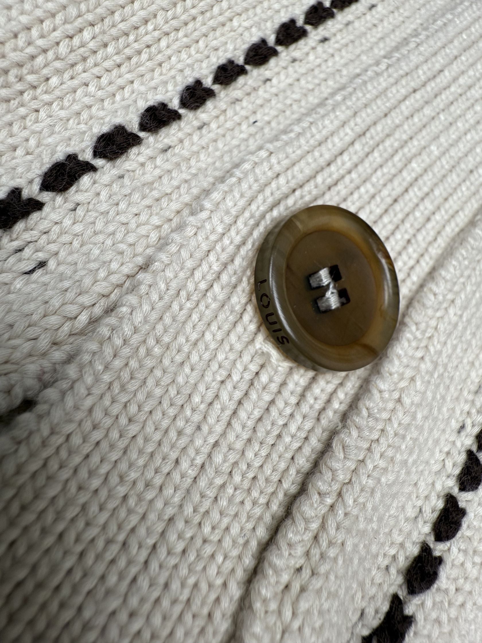 Louis Vuitton Signature Light Cardigan - Beige (Unused)