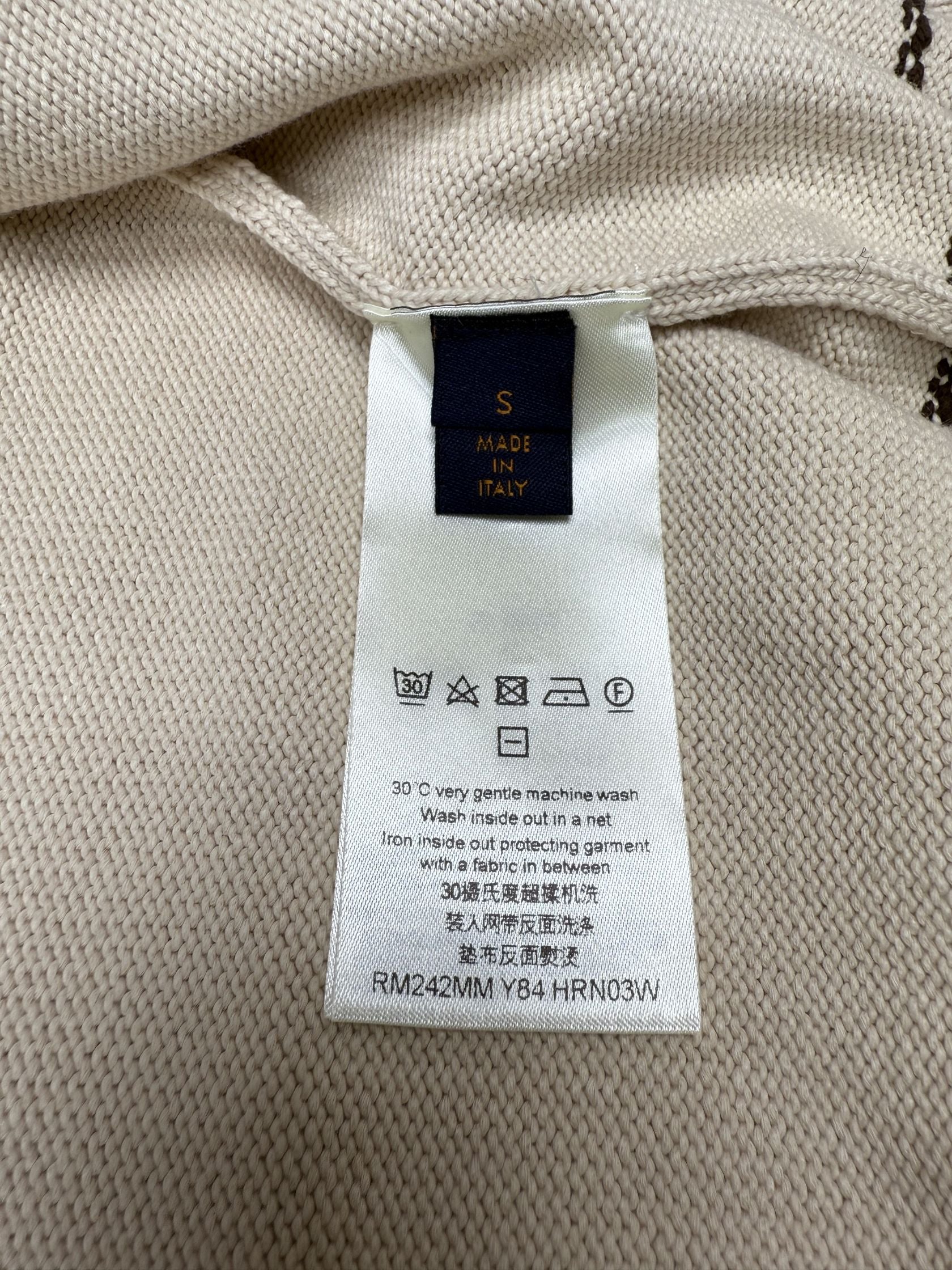 Louis Vuitton Signature Light Cardigan - Beige (Unused)