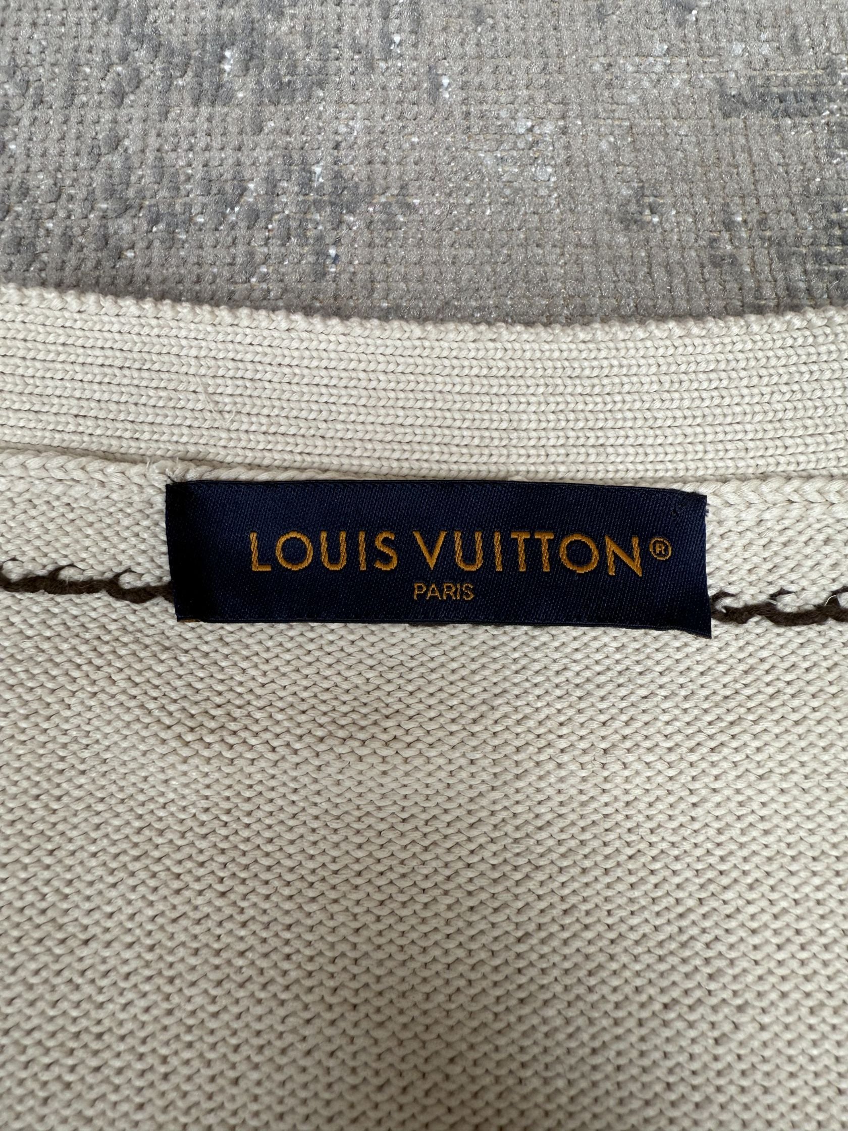 Louis Vuitton Signature Light Cardigan - Beige (Unused) Louis Vuitton
