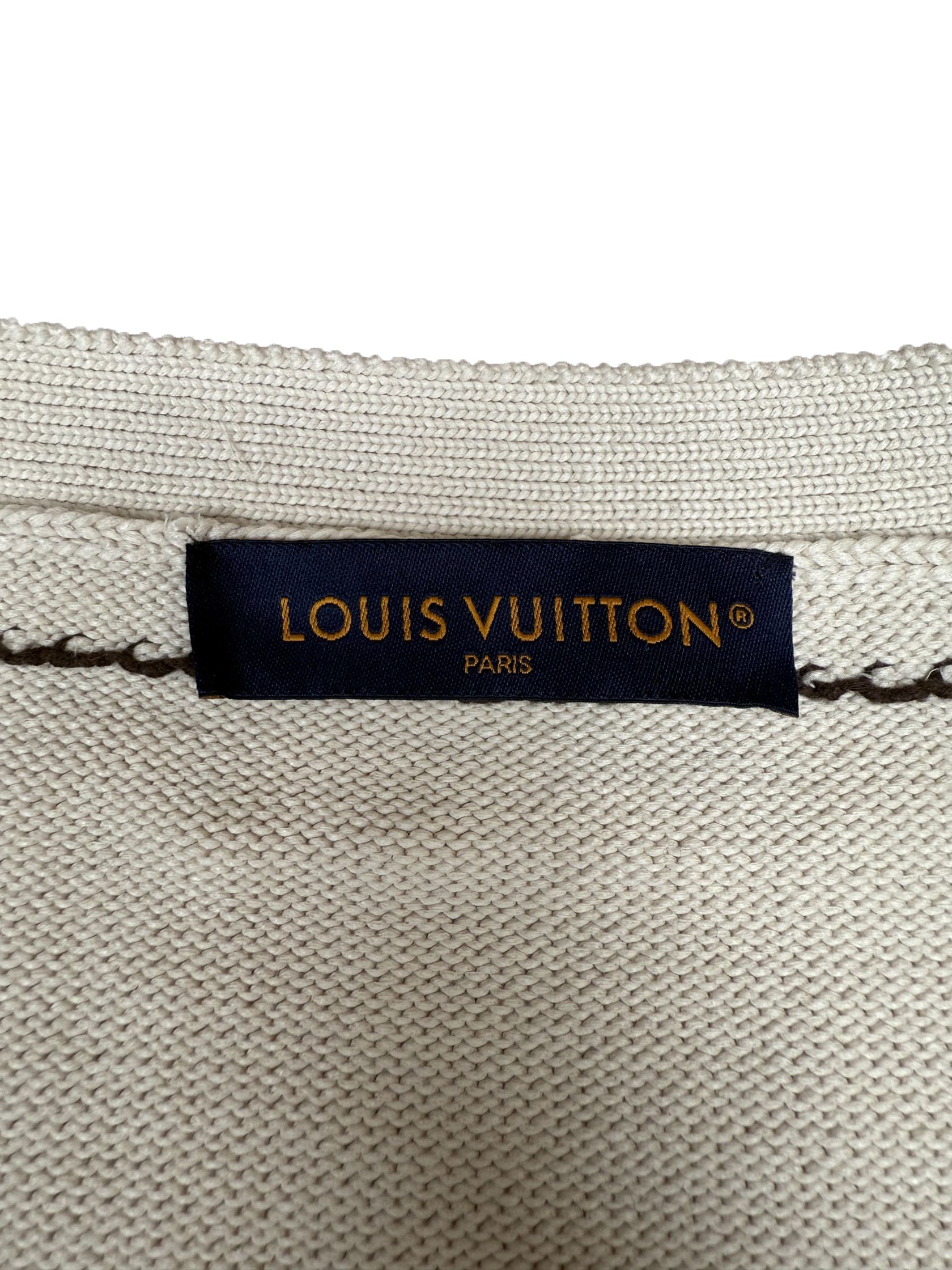 Louis Vuitton Signature Light Cardigan - Beige (Unused)