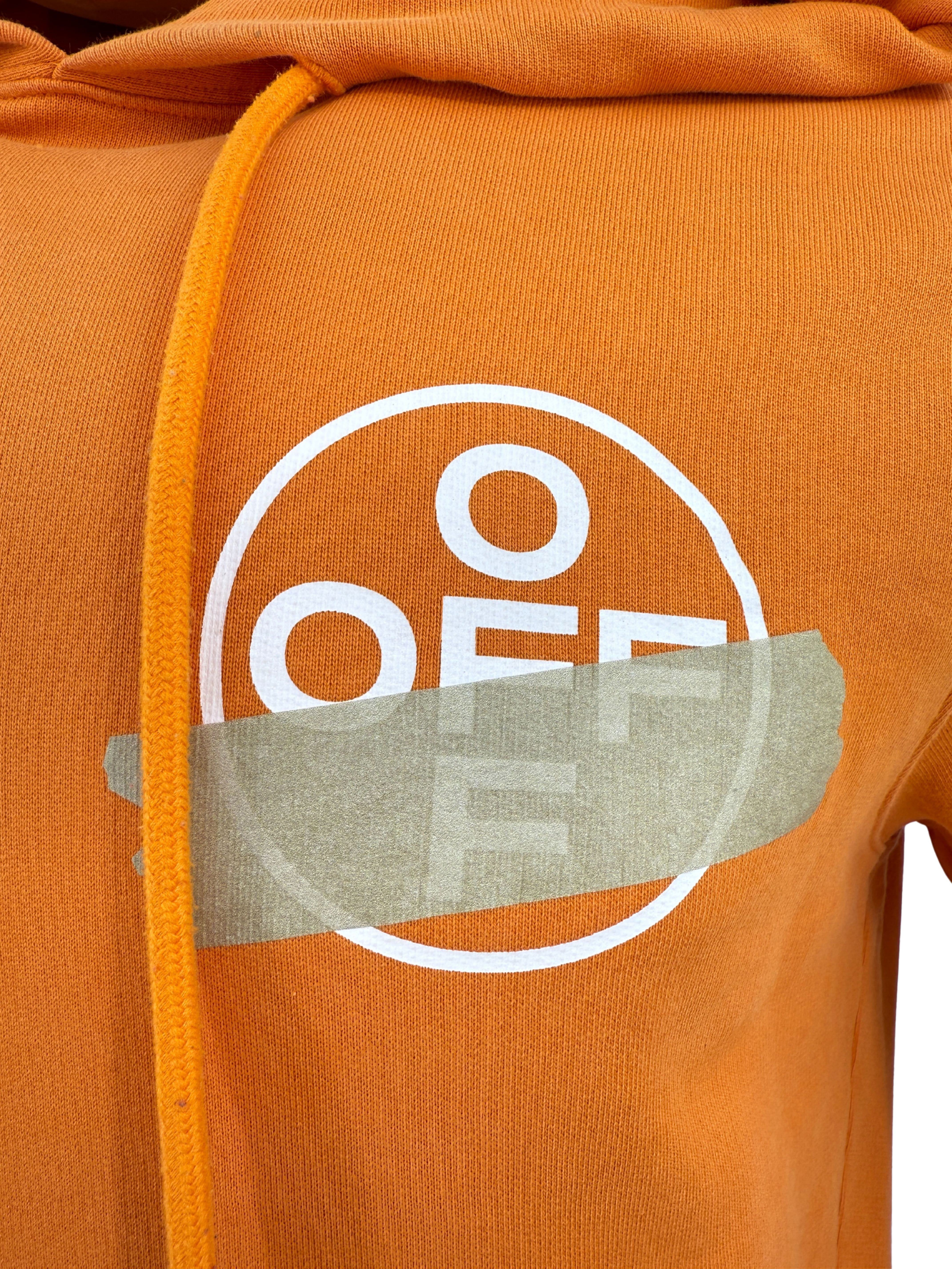 Off-White Tape Arrow Hoodie - Orange