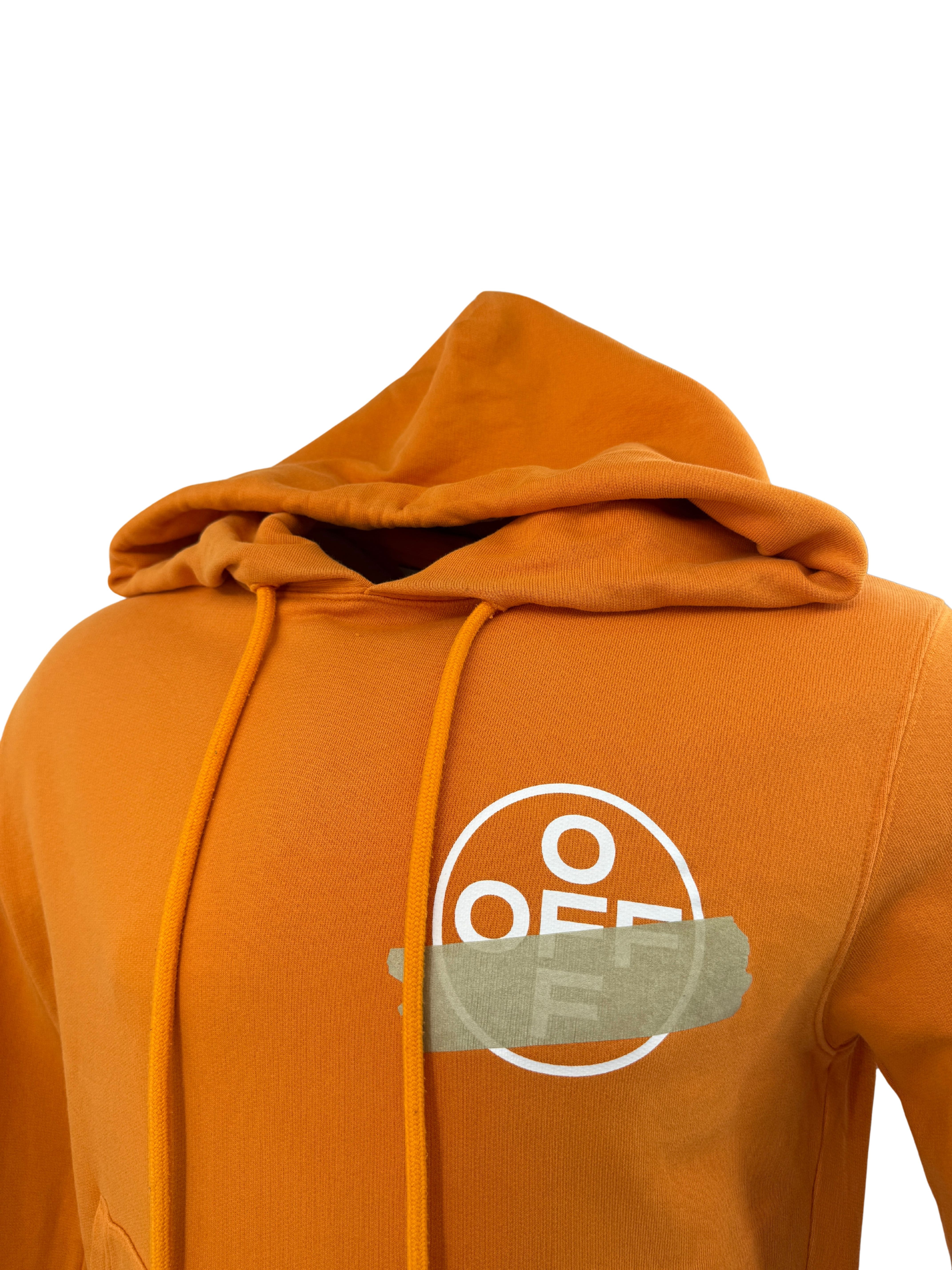 Off-White Tape Arrow Hoodie - Orange