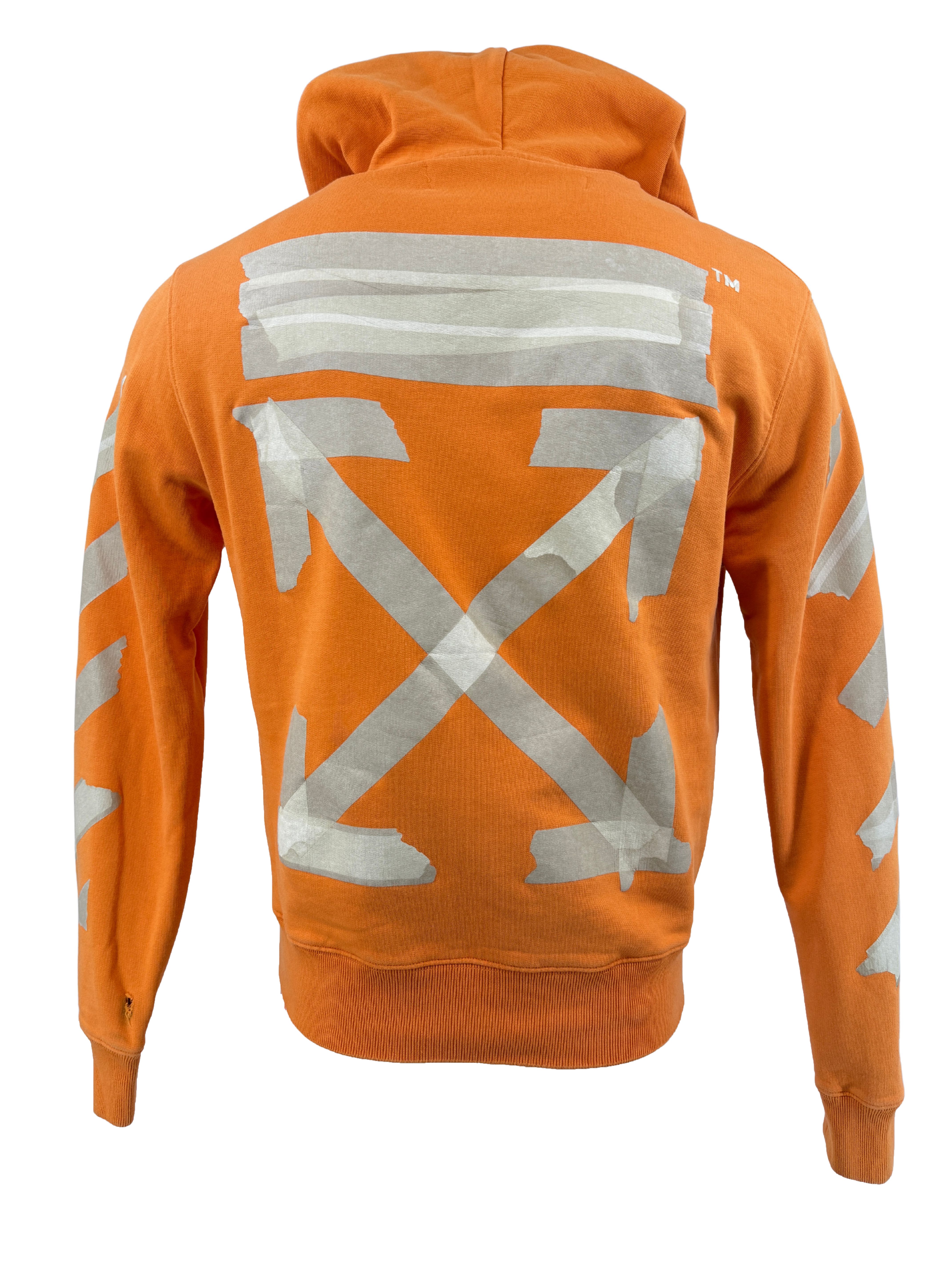 Off-White Tape Arrow Hoodie - Orange