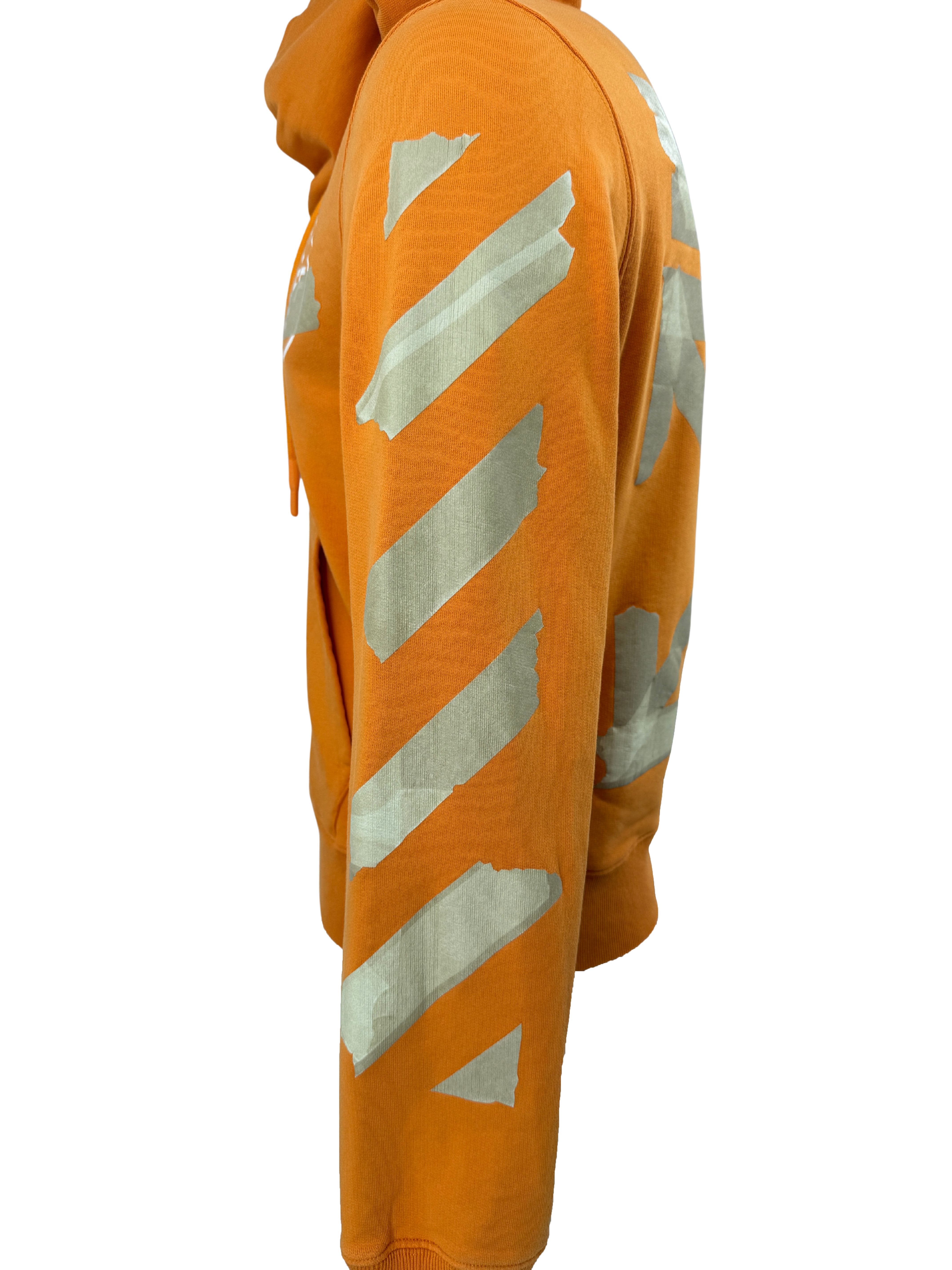 Off-White Tape Arrow Hoodie - Orange