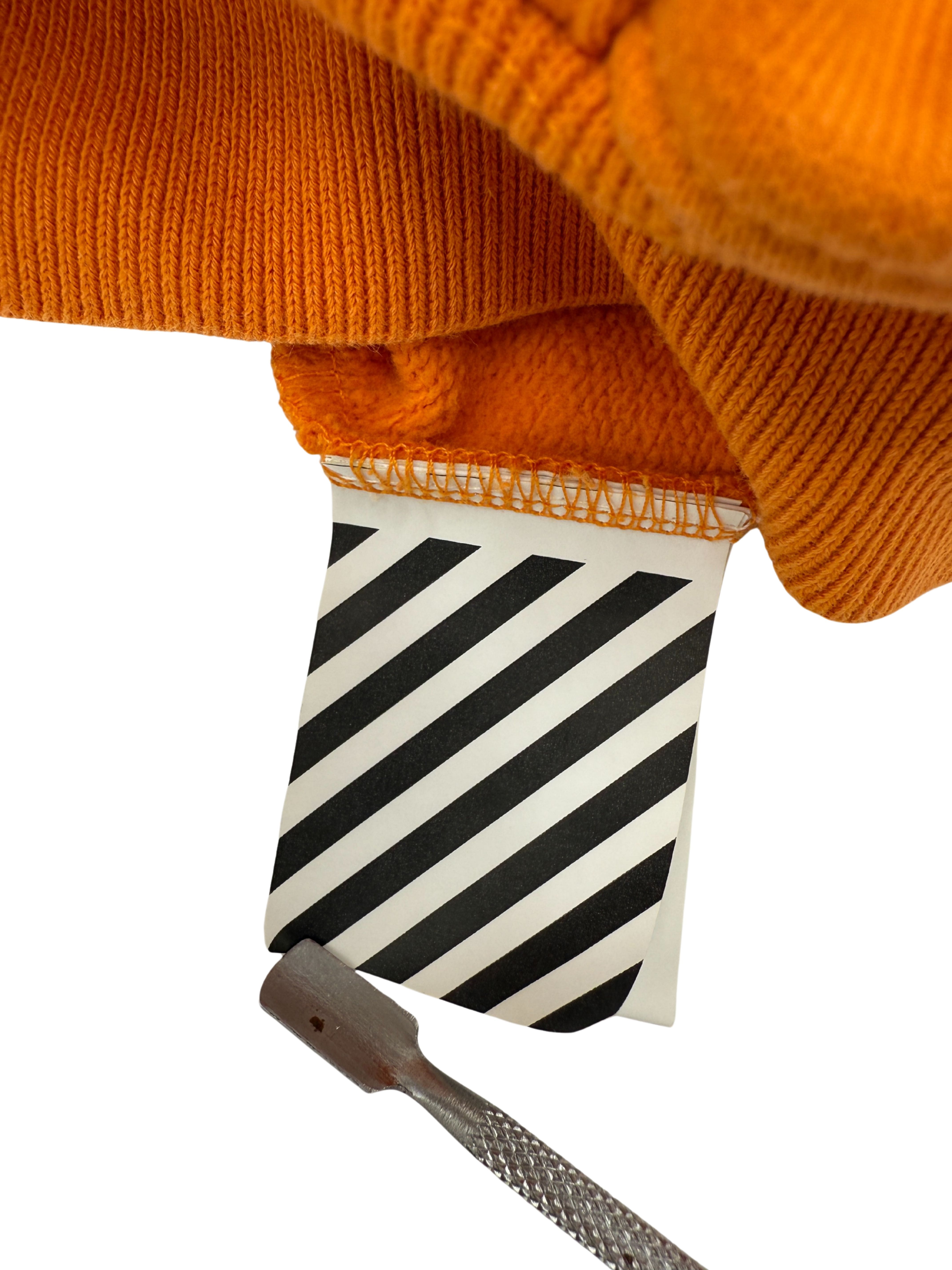 Off-White Tape Arrow Hoodie - Orange