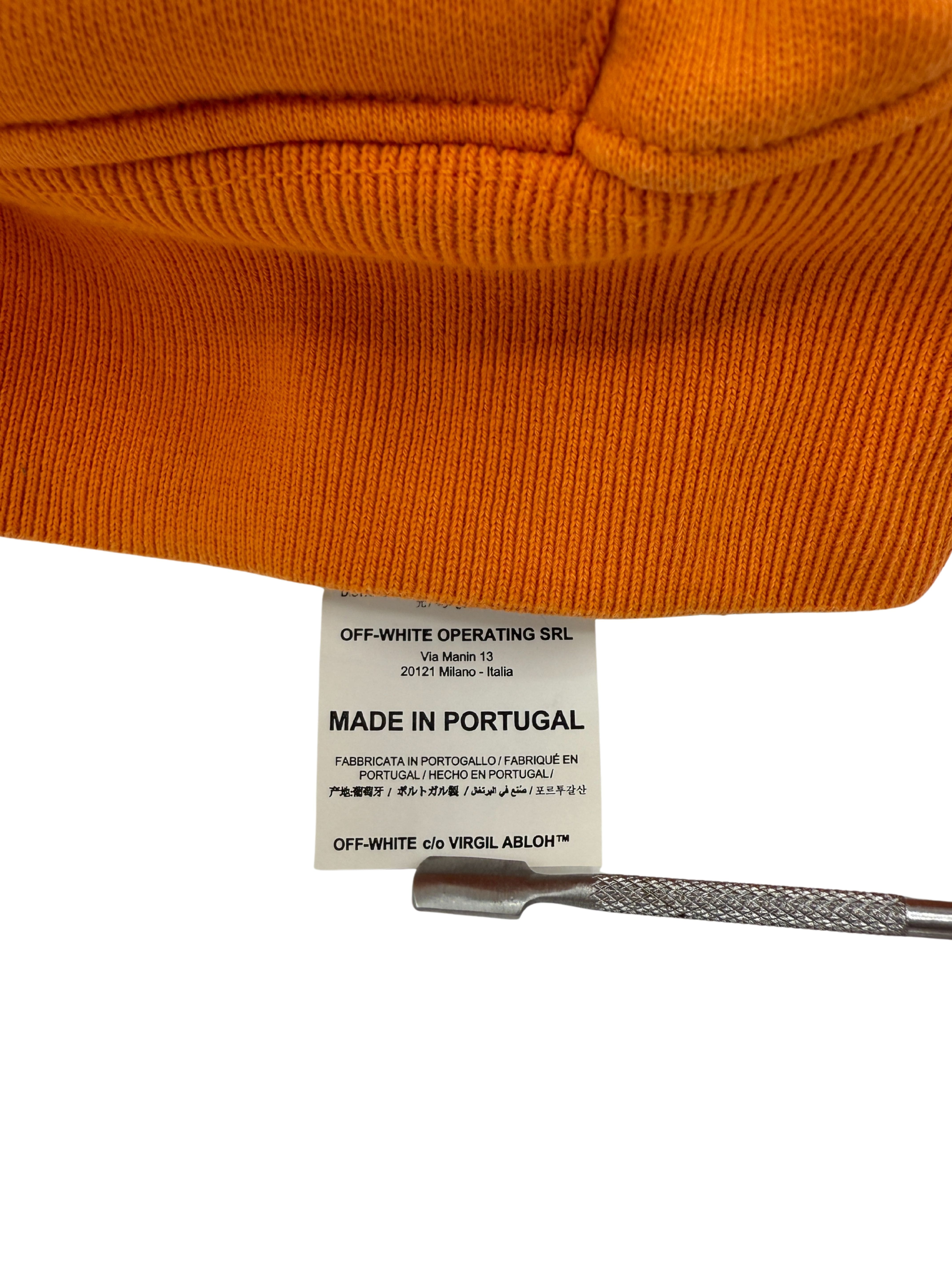 Off-White Tape Arrow Hoodie - Orange