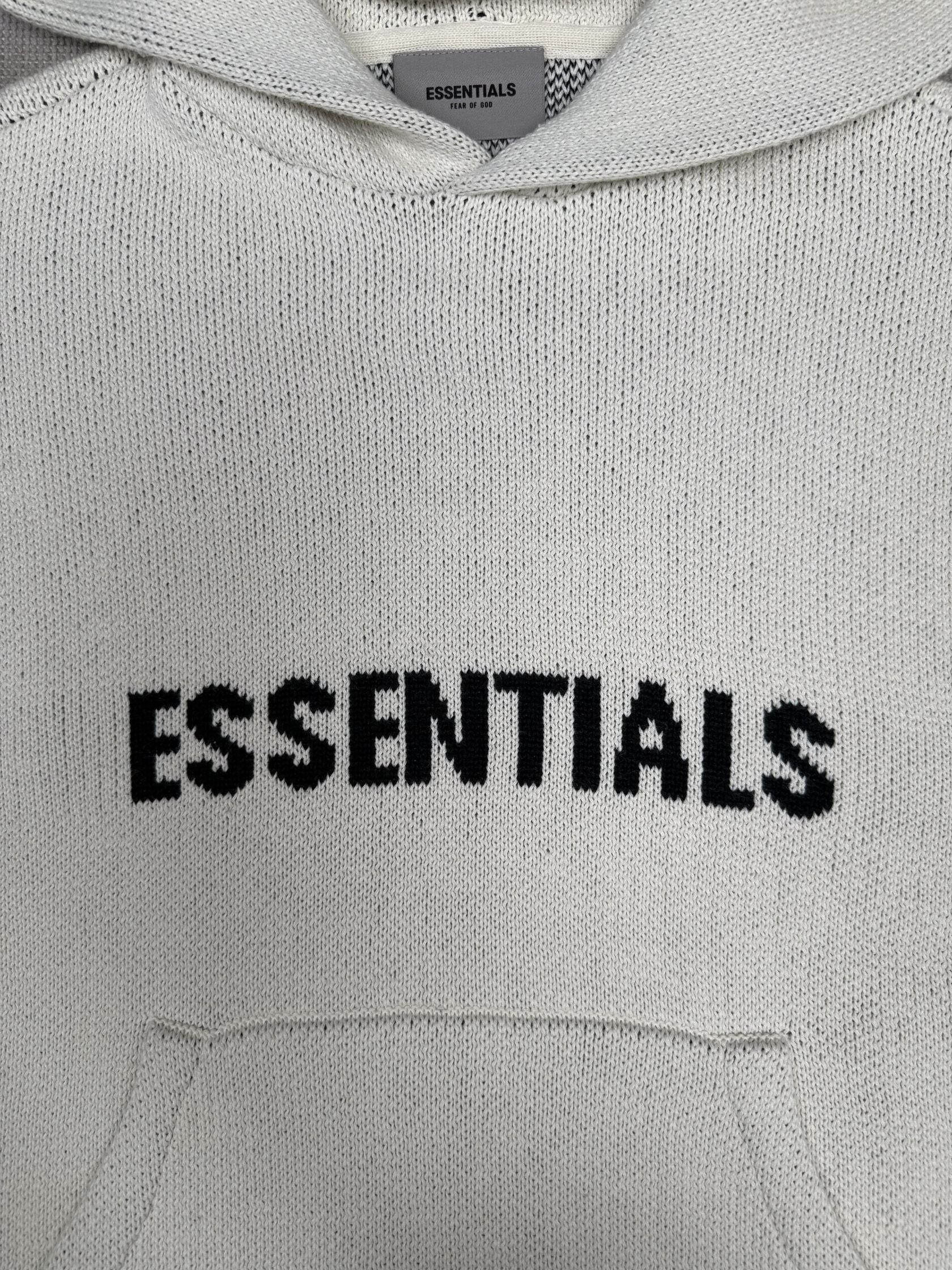 Essentials Fear of God Knit Hoodie - Cream (Unused) Essentials