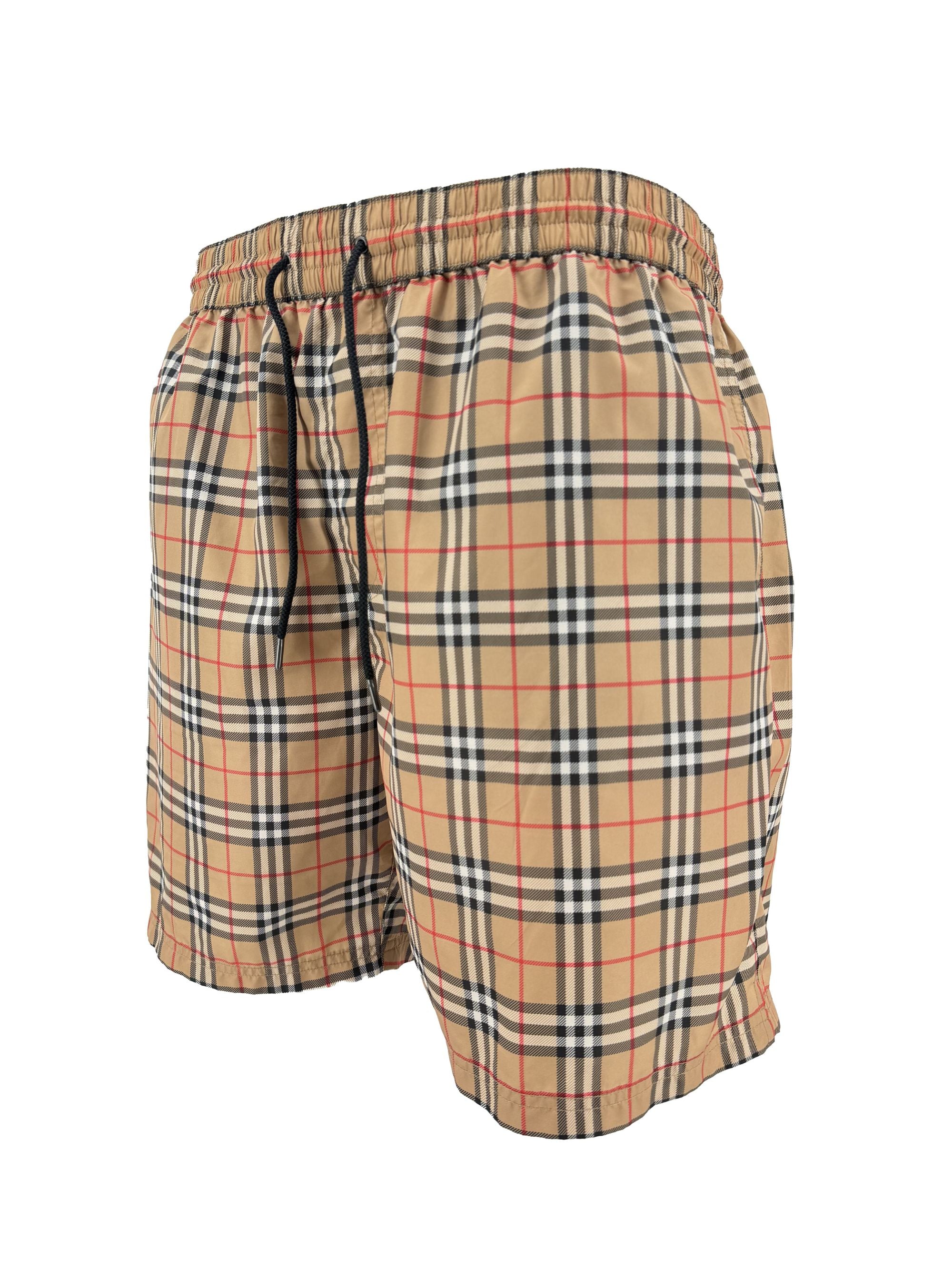 Burberry Check Swim Shorts - Beige Burberry