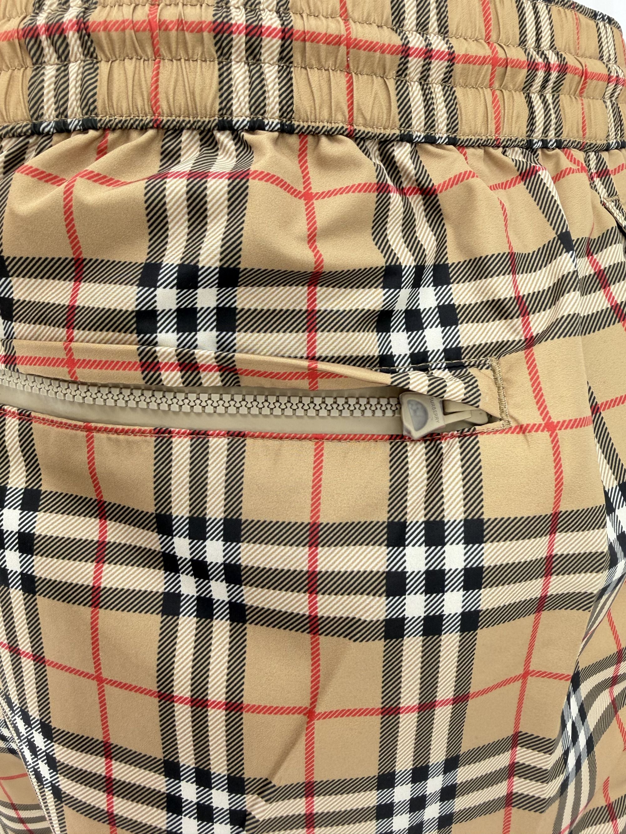 Burberry Check Swim Shorts - Beige Burberry