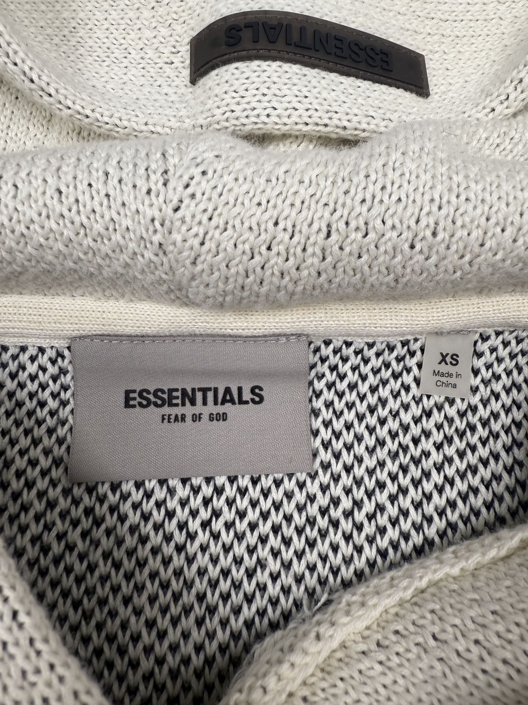 Essentials Fear of God Knit Hoodie - Cream (Unused) Essentials