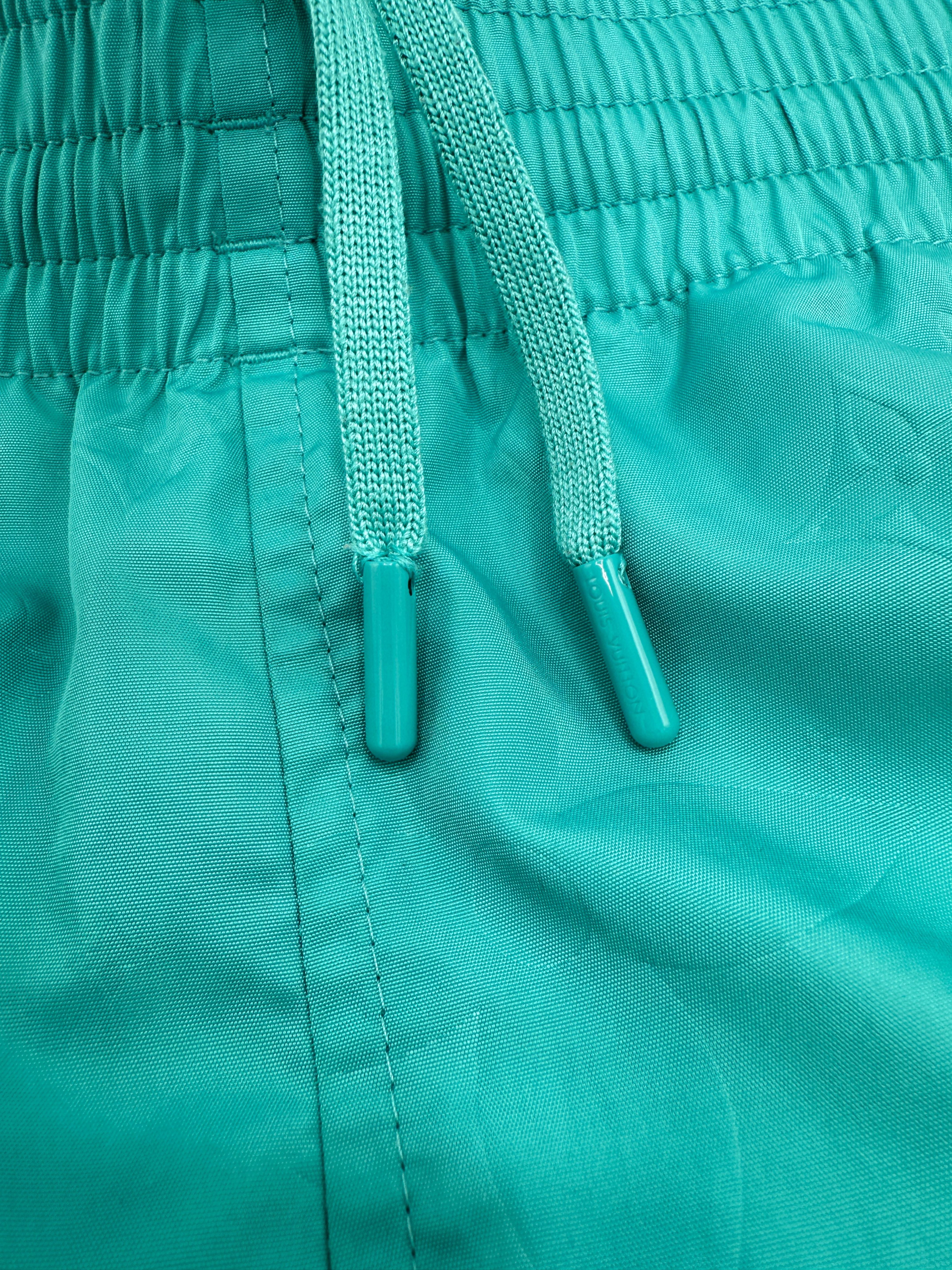 Louis Vuitton Monogram Signature Swim Shorts - Turquoise Louis Vuitton