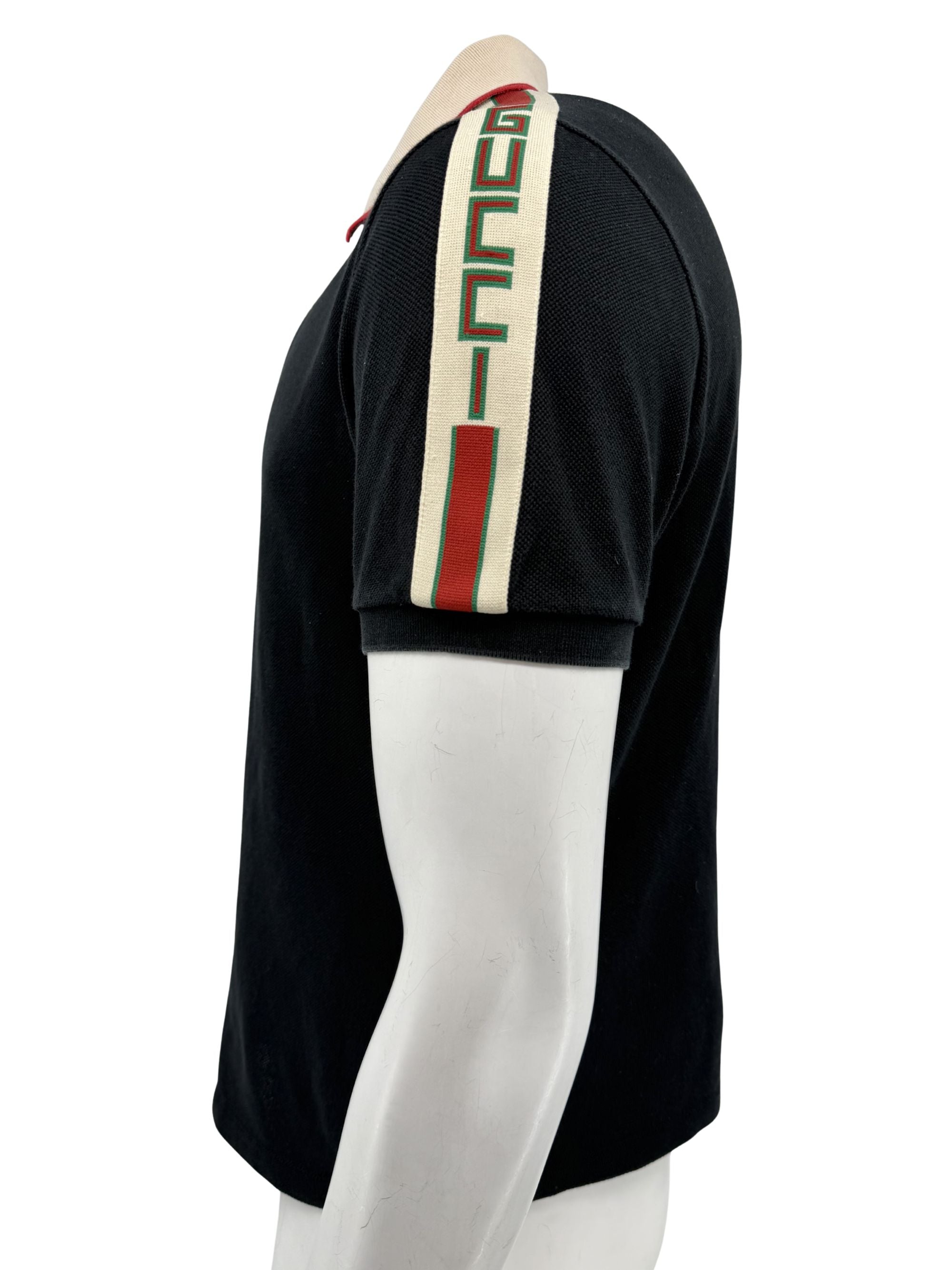 Gucci Stripe Sleeve Polo Gucci