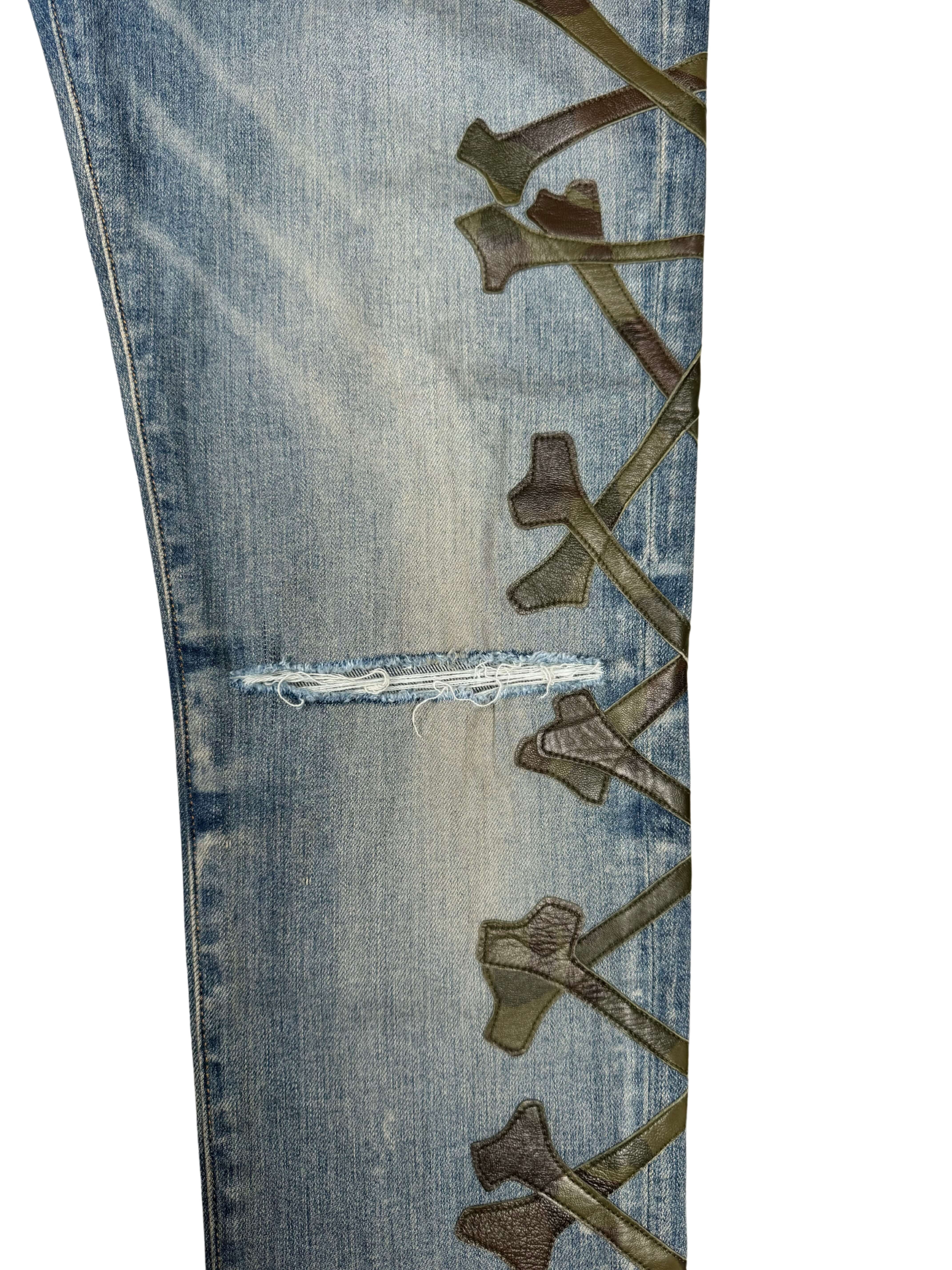 Amiri Bone Jeans - Blue Denim