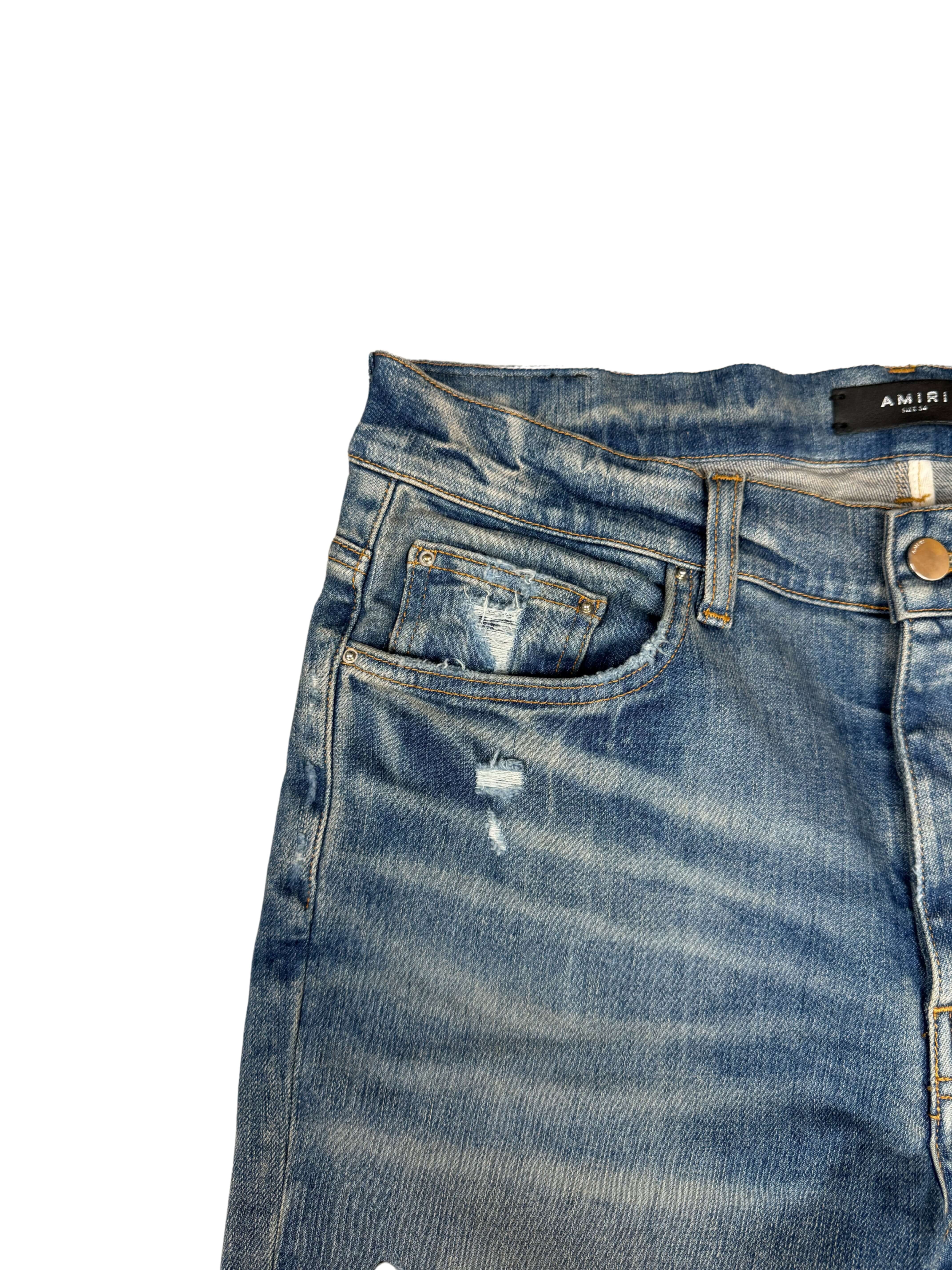 Amiri Bone Jeans - Blue Denim