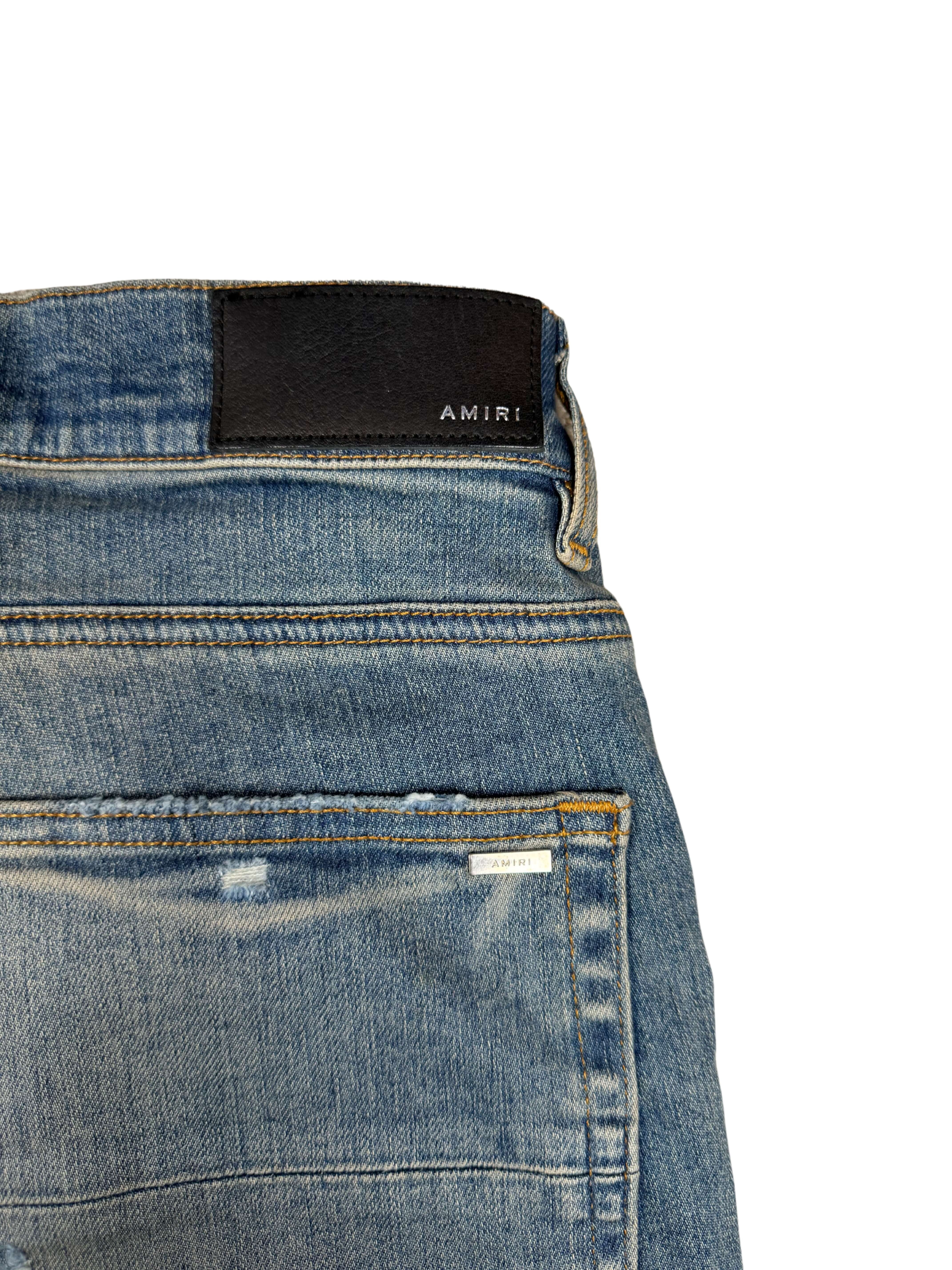 Amiri Bone Jeans - Blue Denim