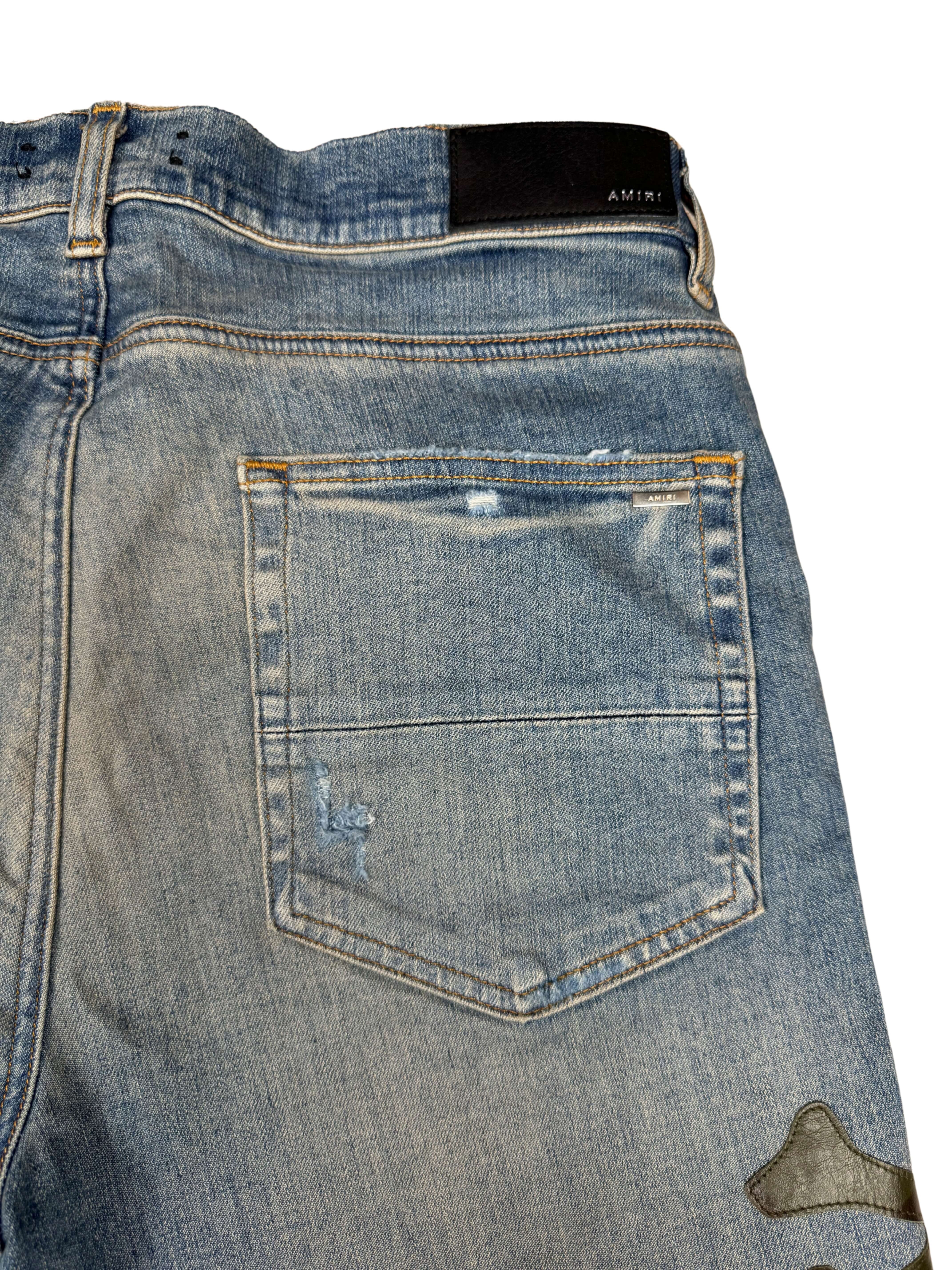 Amiri Bone Jeans - Blue Denim