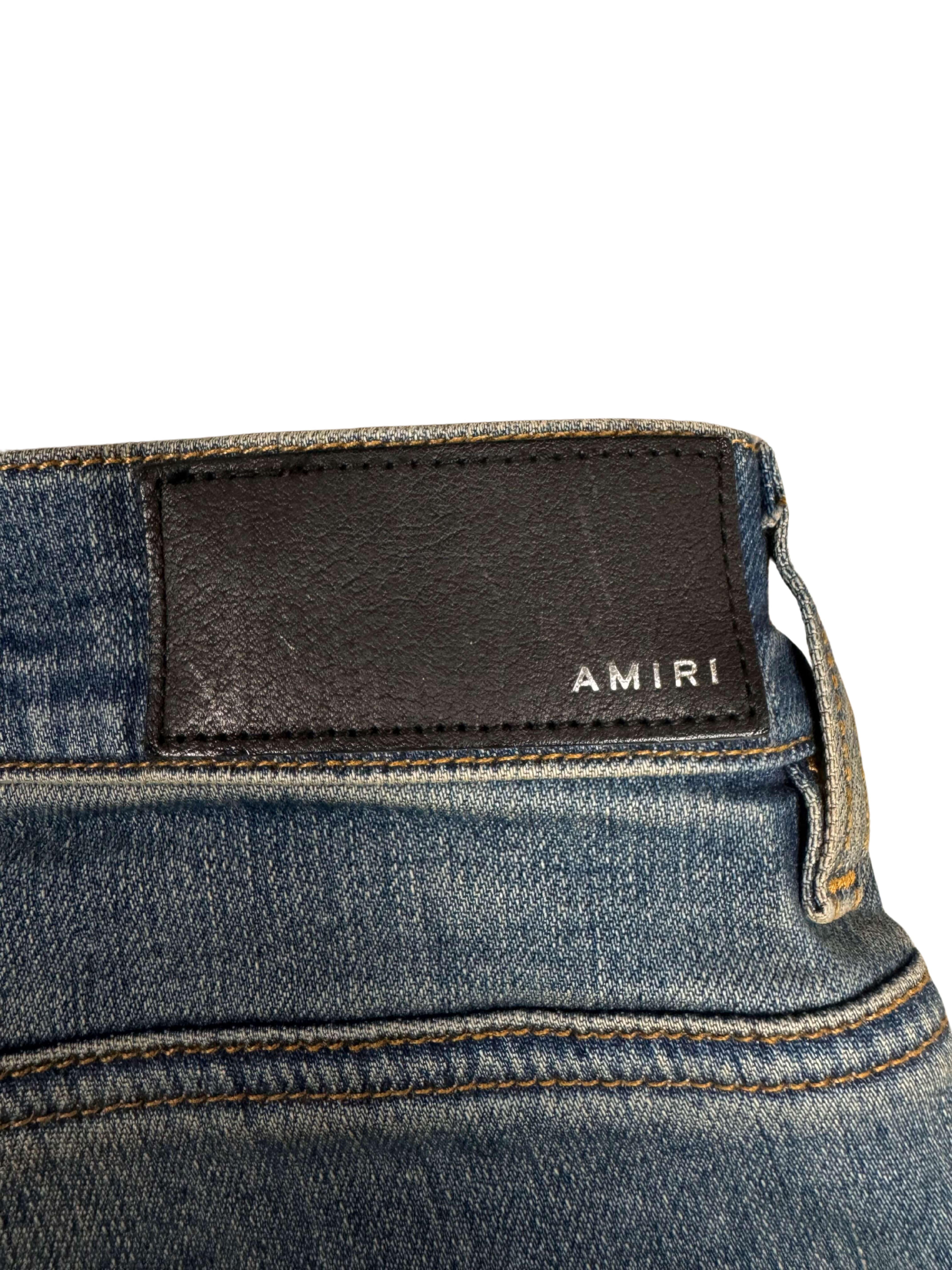 Amiri Bone Jeans - Blue Denim