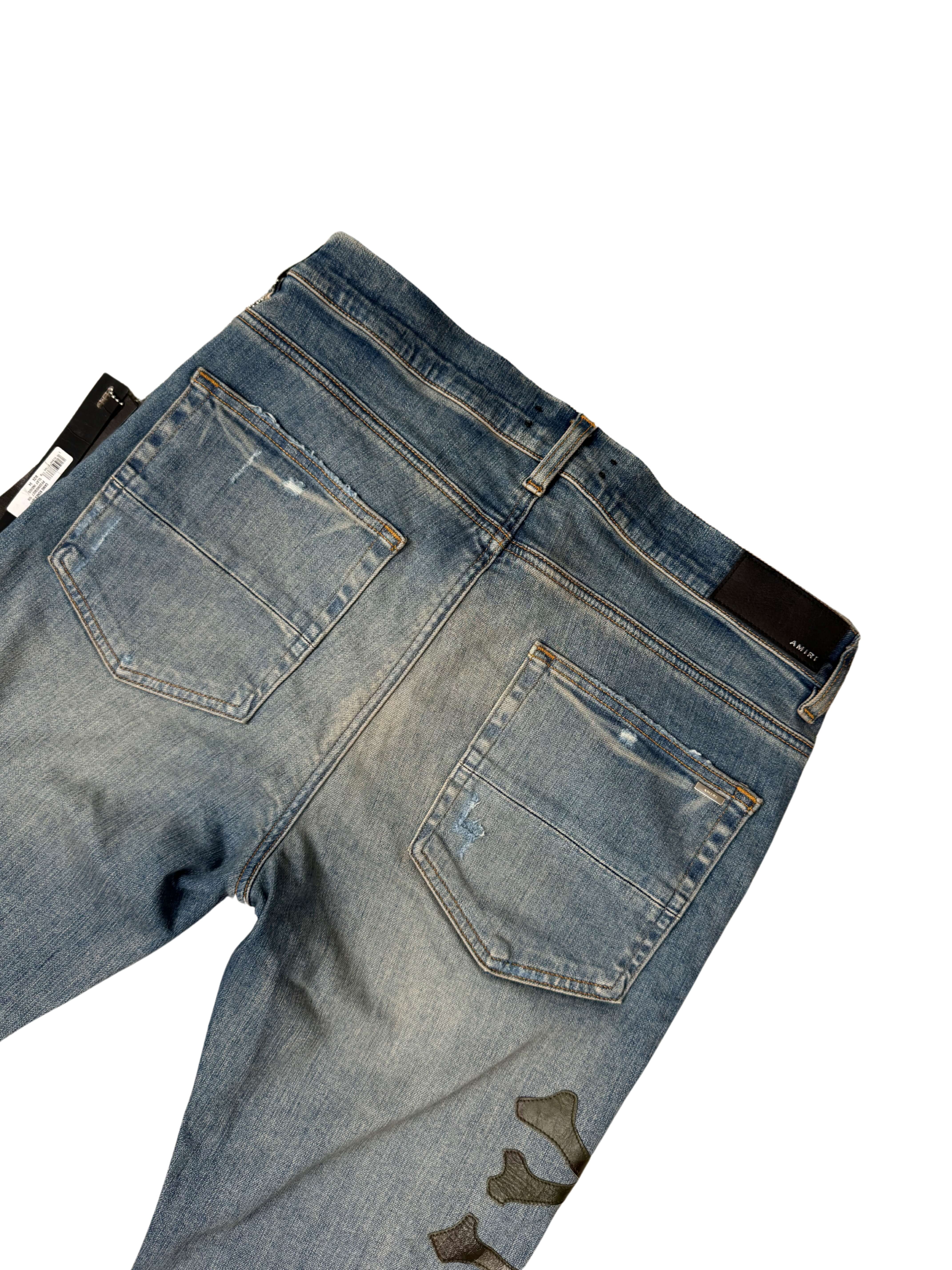 Amiri Bone Jeans - Blue Denim