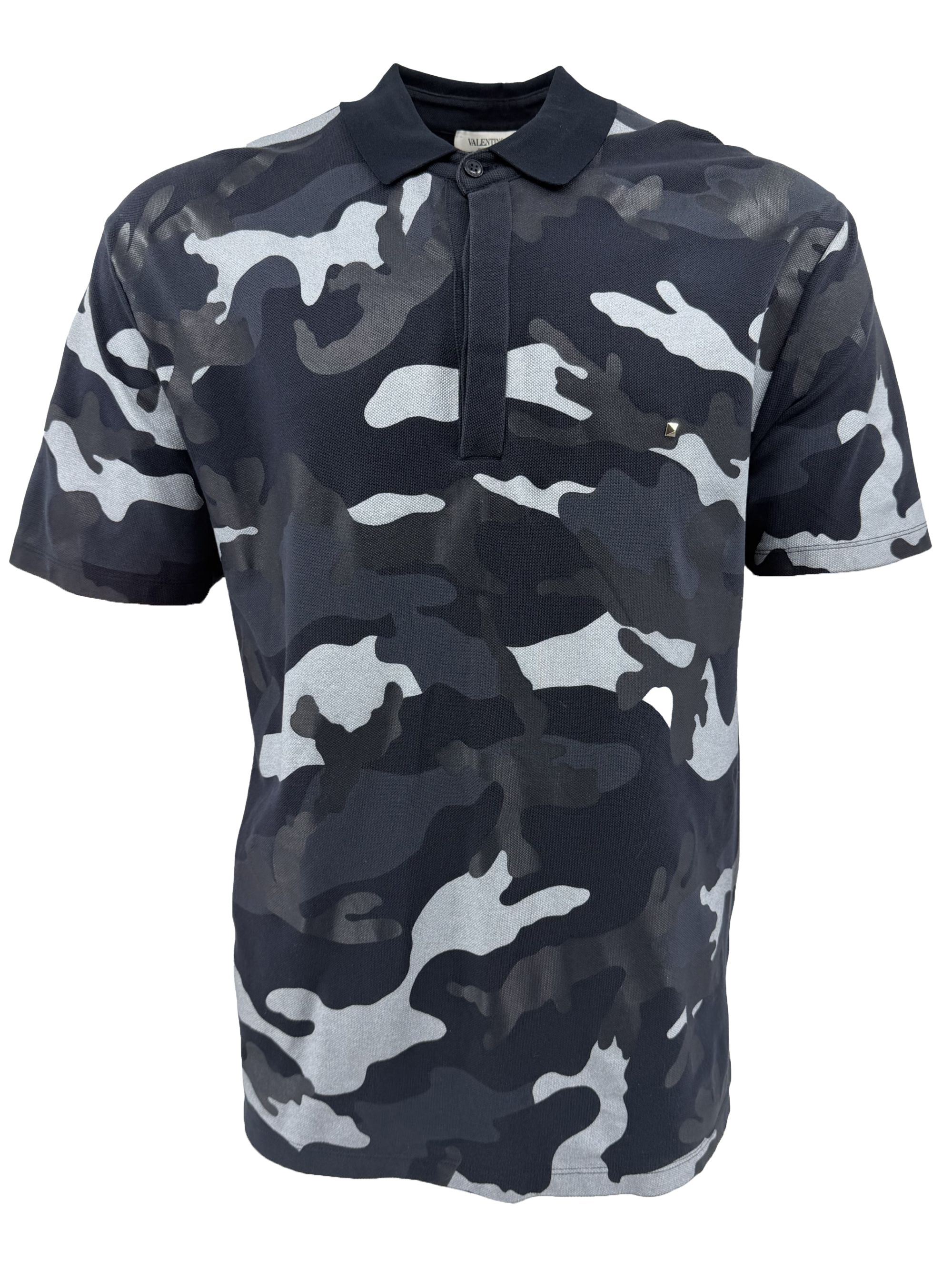 Valentino Camo Polo - Navy Valentino