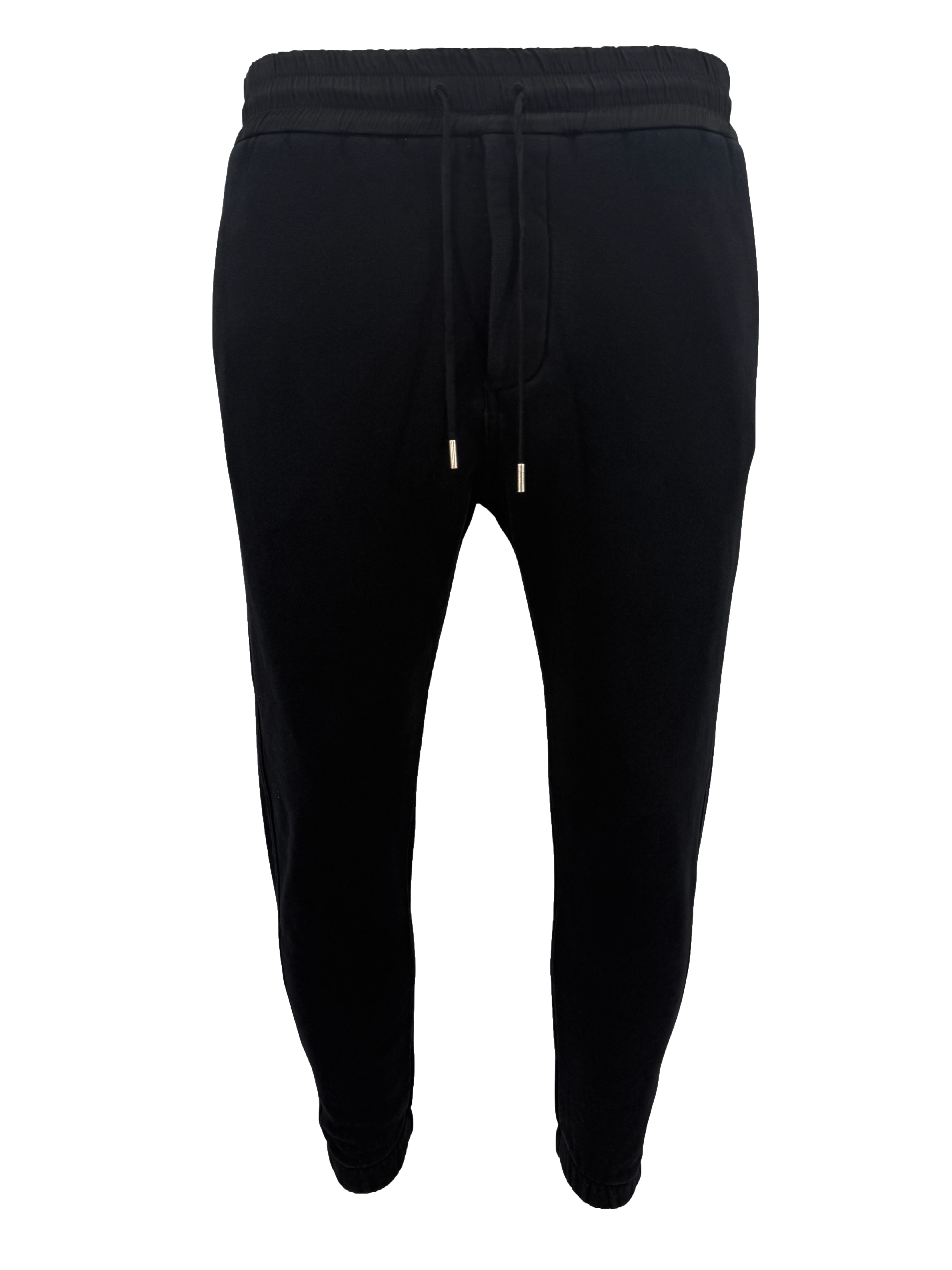 Saint Laurent Logo Embroidered Joggers - Black