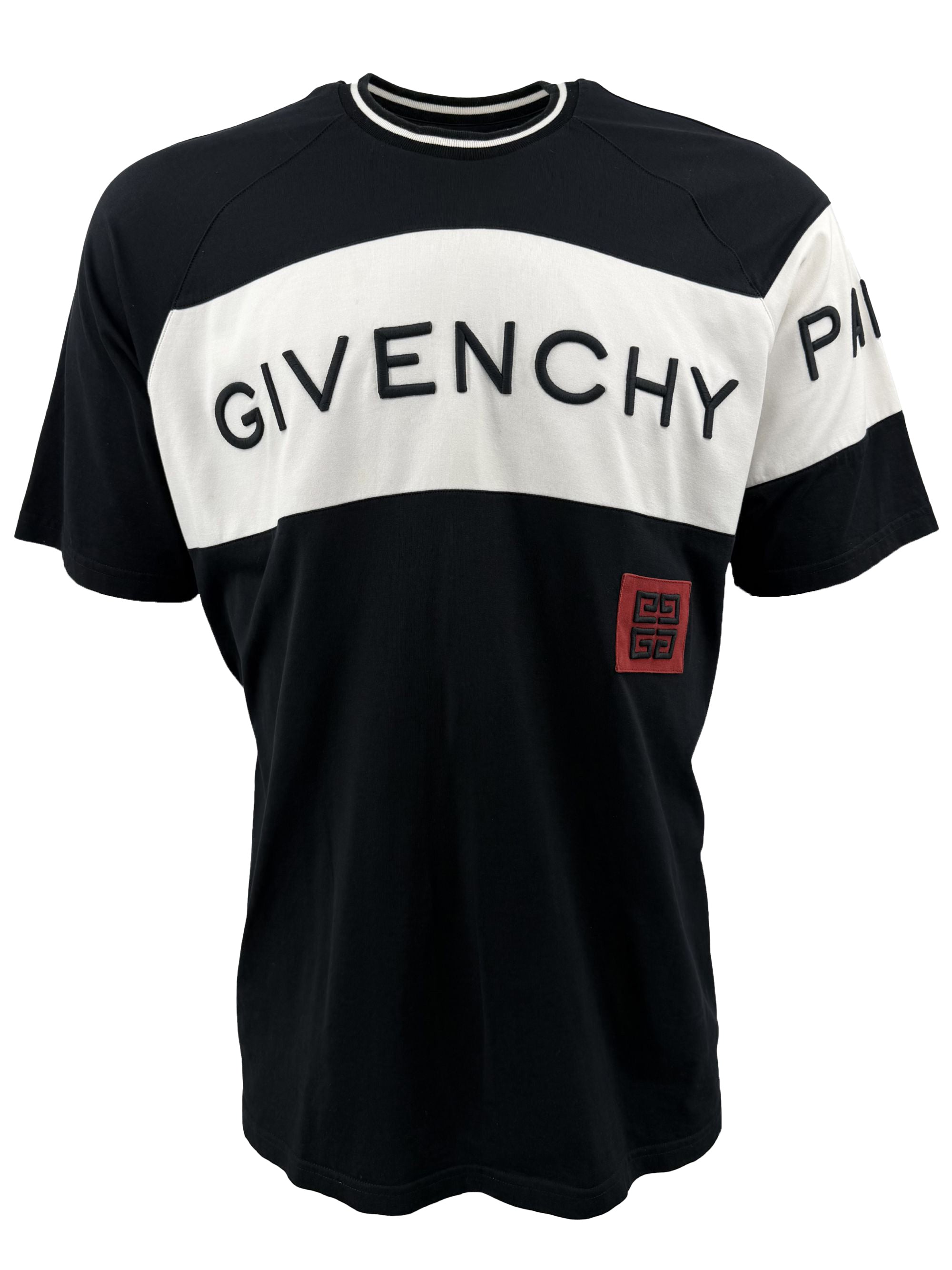 Givenchy Paris Wrap Logo T-Shirt - Black Givenchy