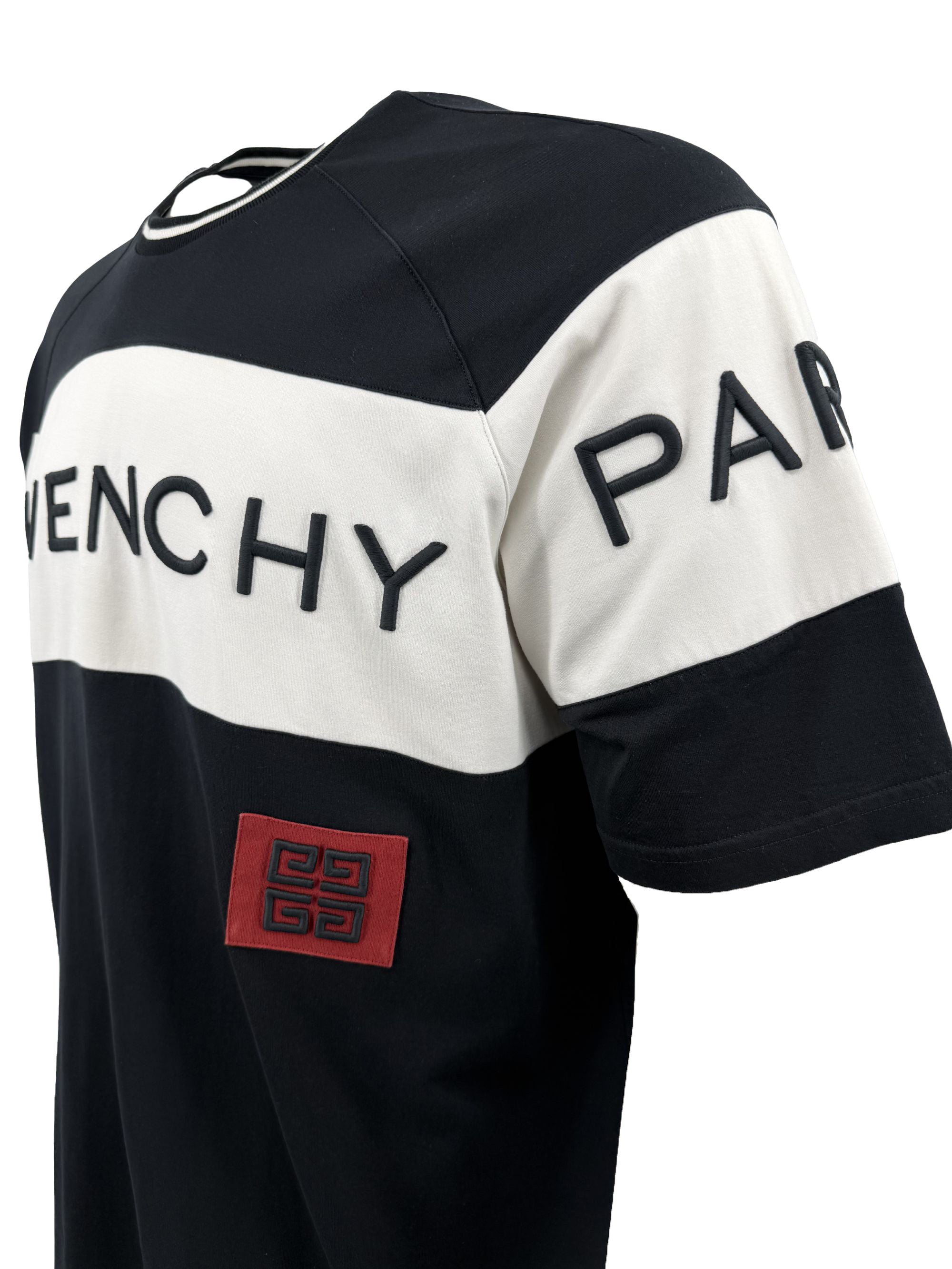 Givenchy Paris Wrap Logo T-Shirt - Black Givenchy