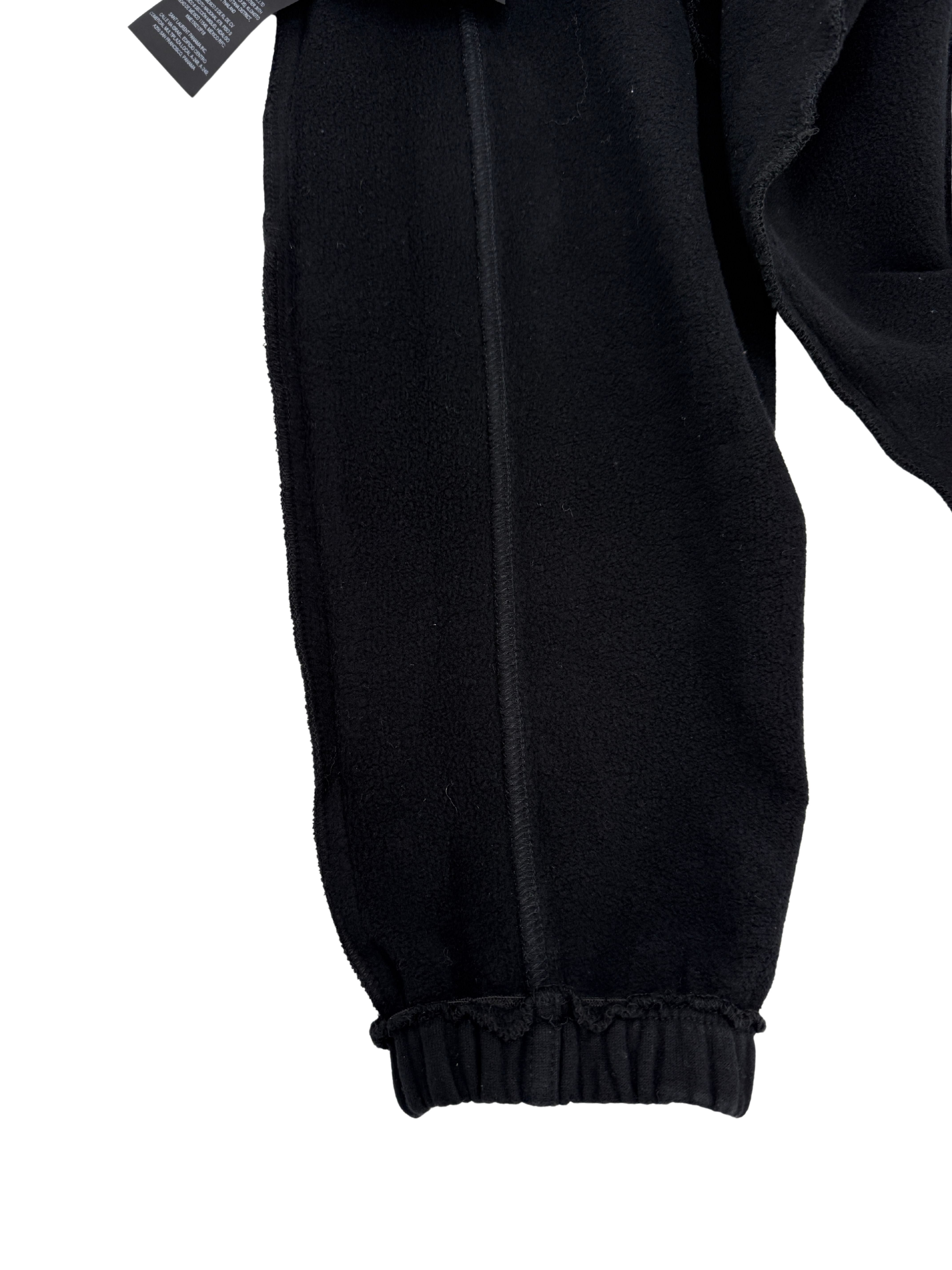Saint Laurent Logo Embroidered Joggers - Black